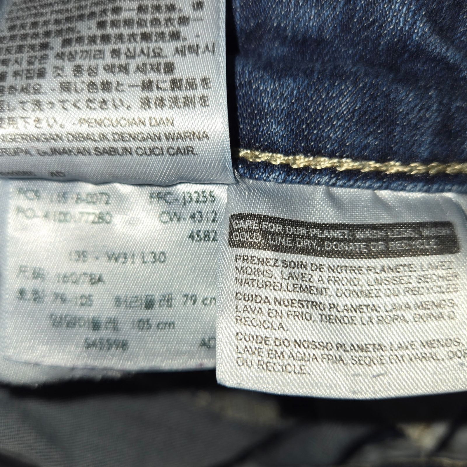 Levi's Levi’s 518 SuperLow Boot Cut Jeans Y2K 31*30 Size 31" - 3 Thumbnail
