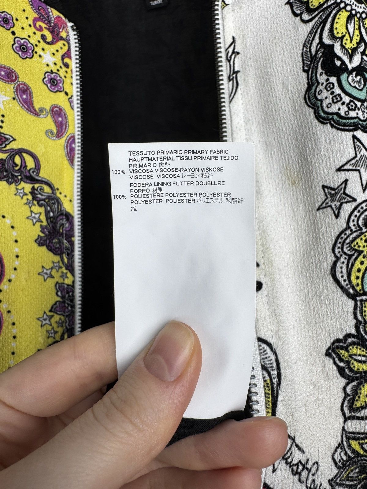 Just Cavalli Just Cavalli Multicoloured Paisley Viscose bomber jacket 44 Size M / US 6-8 / IT 42-44 - 14 Thumbnail