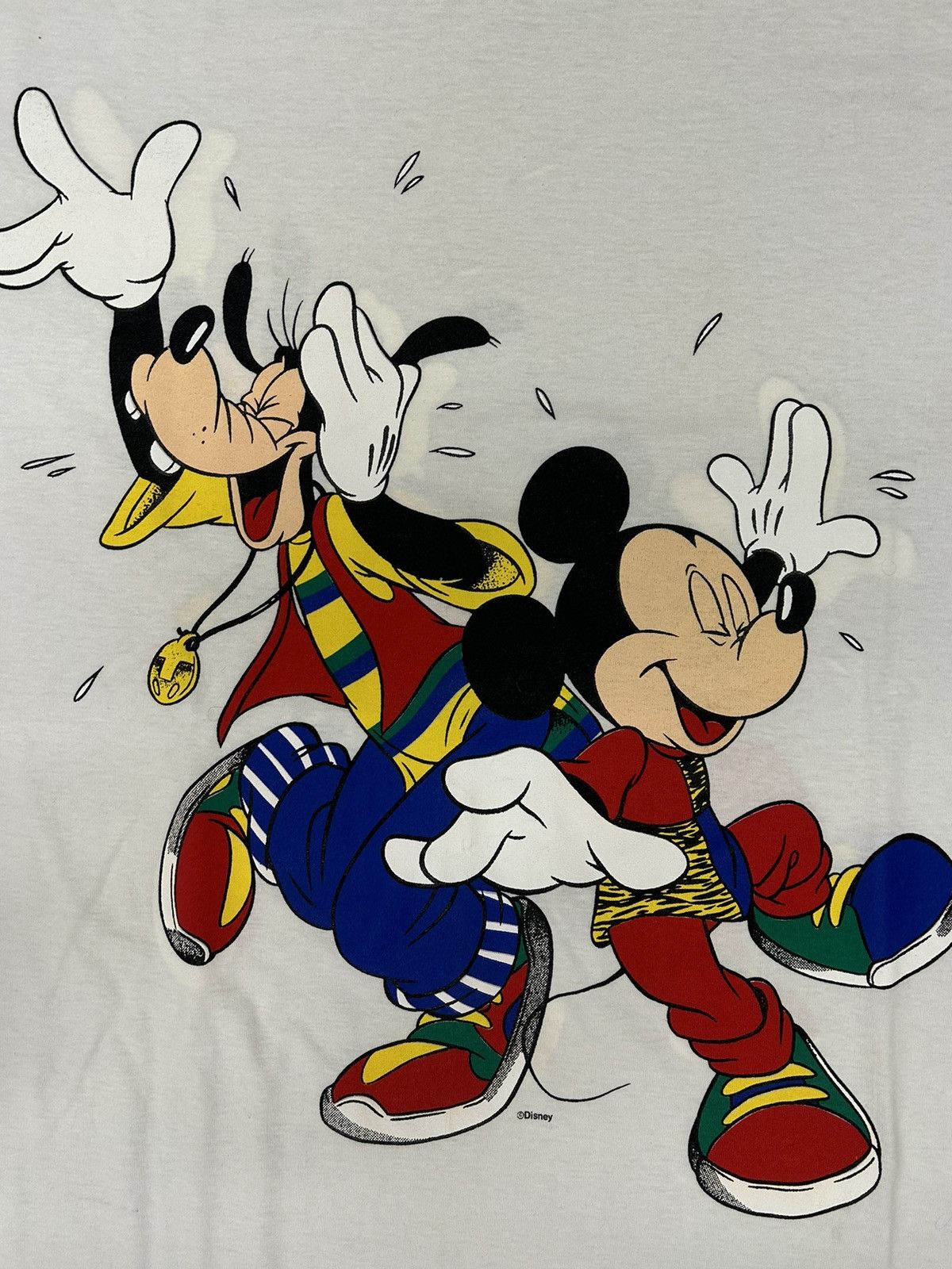 Disney × Mickey Mouse × Vintage Crazy Vintage 90s Double Sided Mickey Mouse Disney Tee Shirt Size US XXL / EU 58 / 5 - 3 Thumbnail
