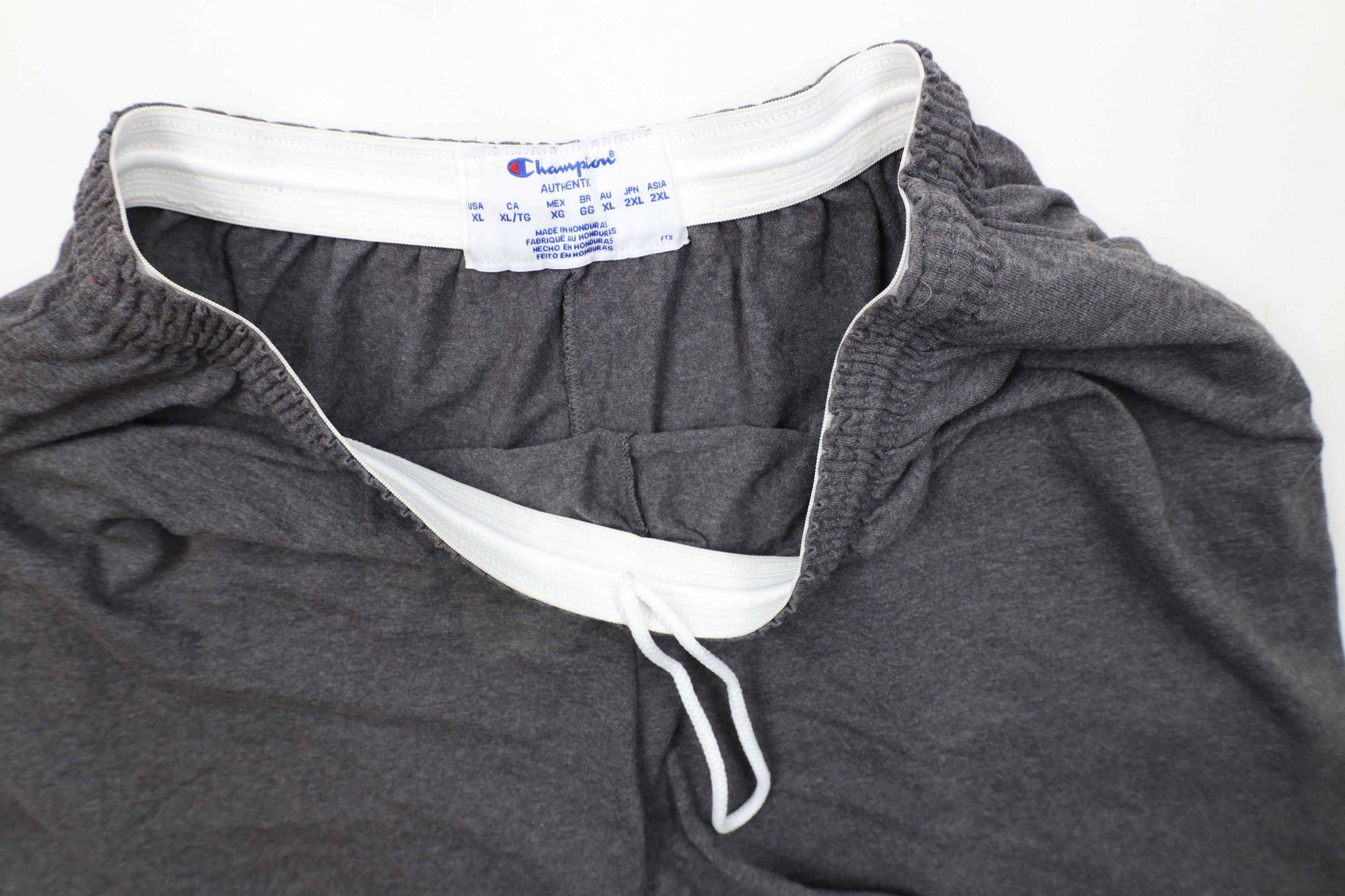 Champion × Vintage Vintage Champion Classic Logo Above Knee Shorts Heather Gray Size US 36 / EU 52 - 9 Thumbnail