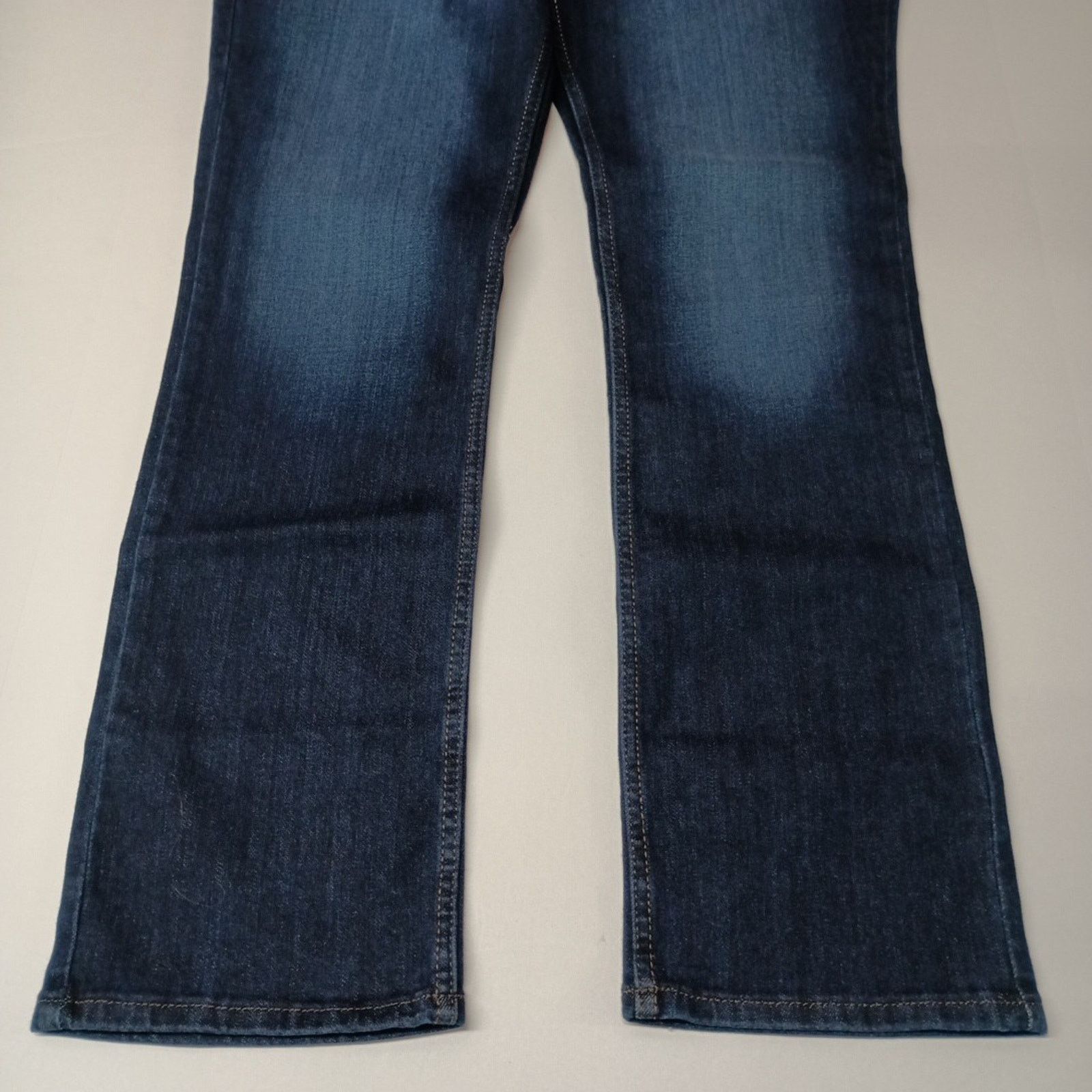 Lee Lee Straight Jeans Women's 14 Long Size 34x32 Blue Mid Rise Size 36" / US 14 / IT 50 - 3 Thumbnail