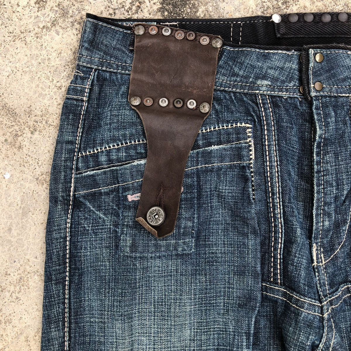 Marithe + Francois Girbaud MARITHE FRANCOIS GIRBAUD Straight Cut Denim Jeans Size US 32 / EU 48 - 4 Thumbnail