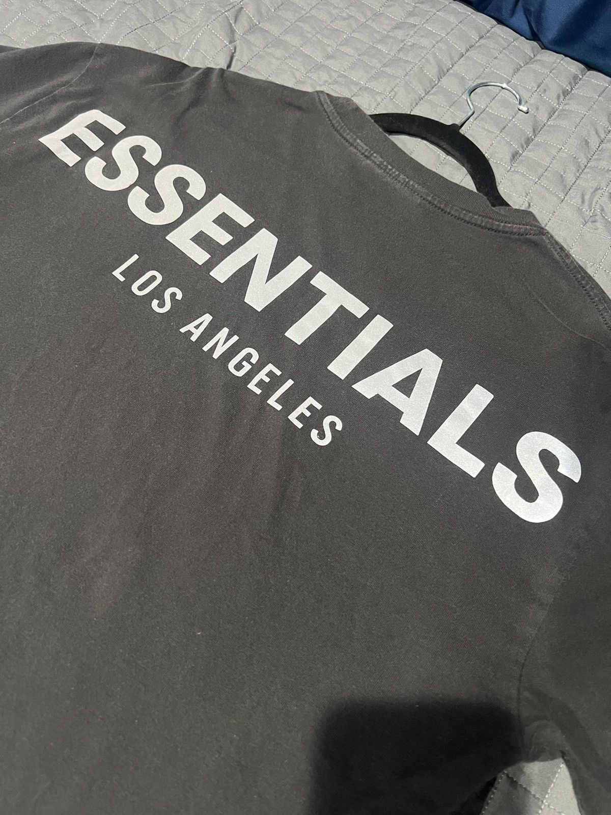 Essentials Fear of God Essentials Los Angeles 3M Boxy T-shirt Black Size US S / EU 44-46 / 1 - 1 Thumbnail