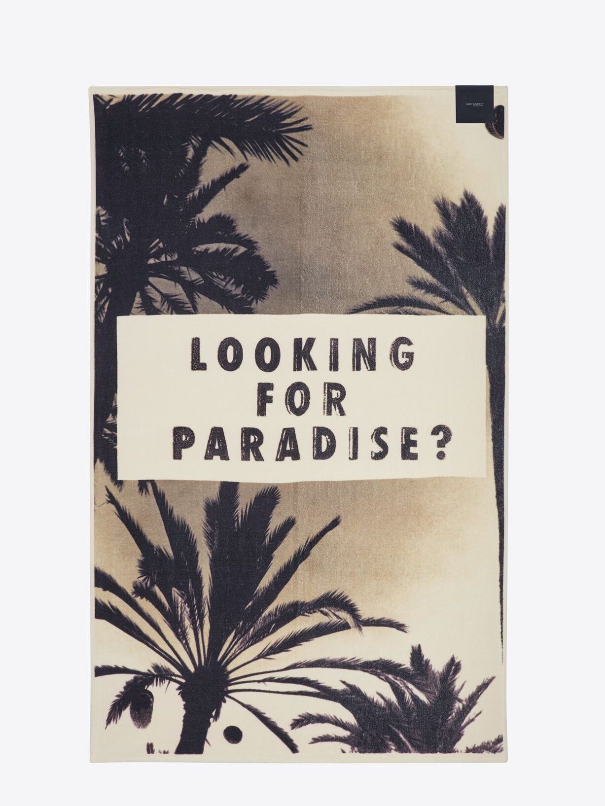 Saint Laurent Paris o1s1wg110125 Size: OS / 703500 Looking For Paradise Towel Size ONE SIZE - 1 Preview