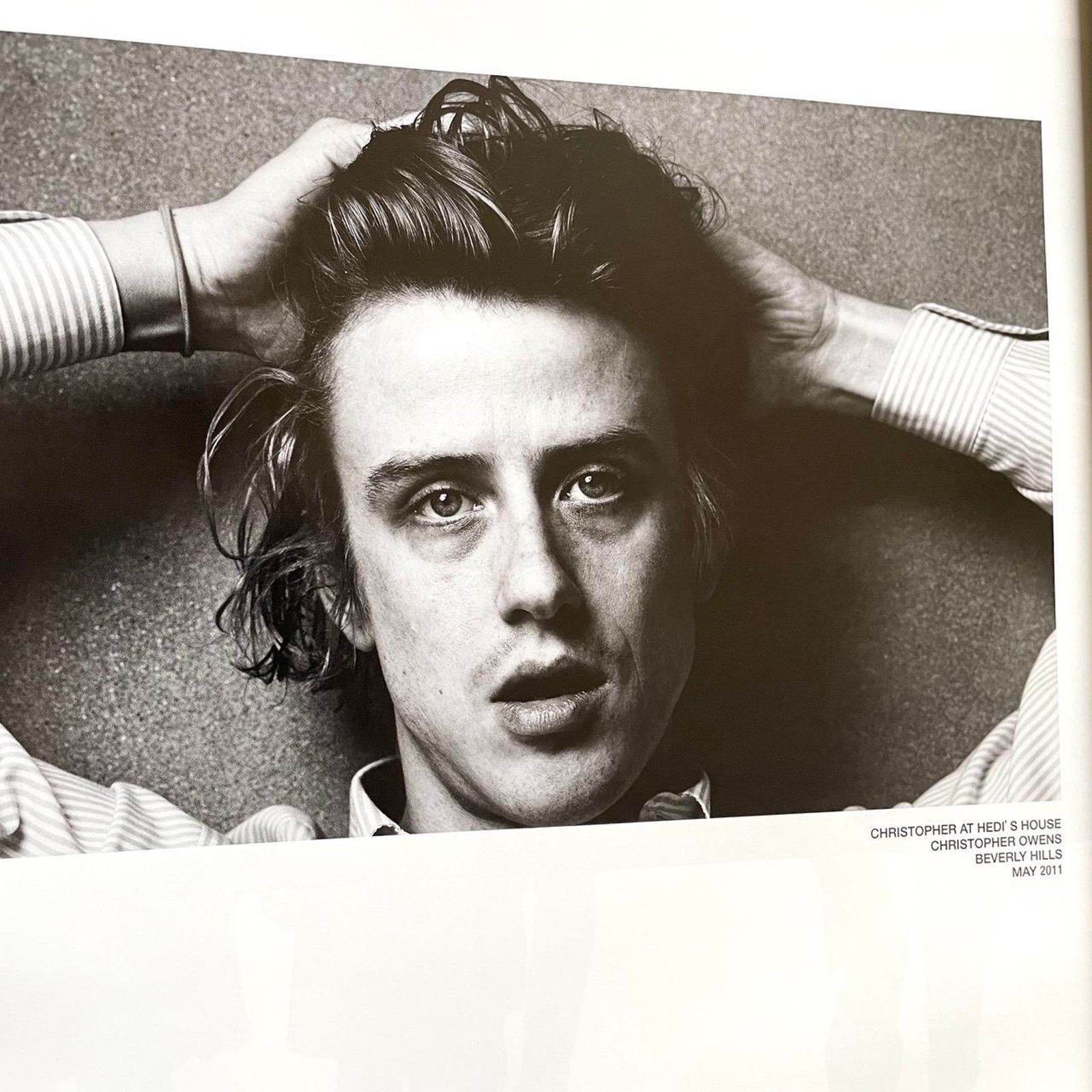 Hedi Slimane × Saint Laurent Paris × Vintage Hedi Slimane CHRISTOPHER OWENS photo framed poster 9x11 Size ONE SIZE - 2 Thumbnail