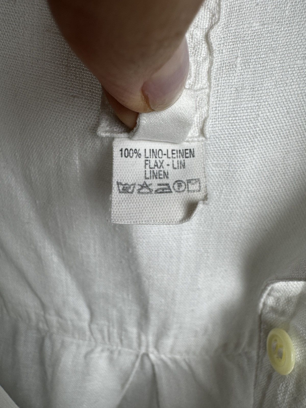 120% Lino 120% Lino Linen Long Sleeve Button up White Shirt Women's 44 Size M / US 6-8 / IT 42-44 - 9 Thumbnail