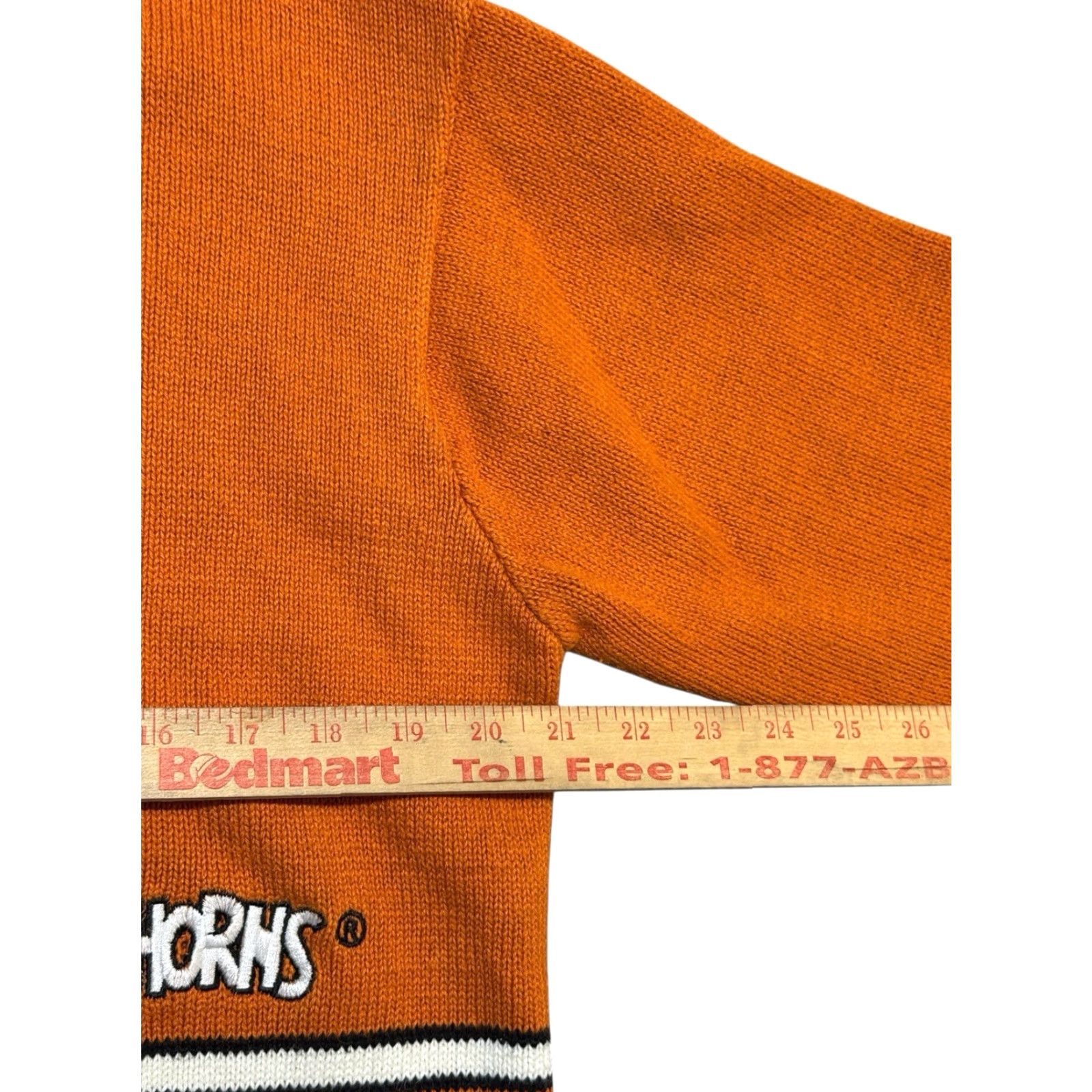 Vintage VINTAGE Birch Bros Texas Longhorns Hook Em 80s Full Zip Cardigan Sweater M Size M / US 6-8 / IT 42-44 - 6 Thumbnail