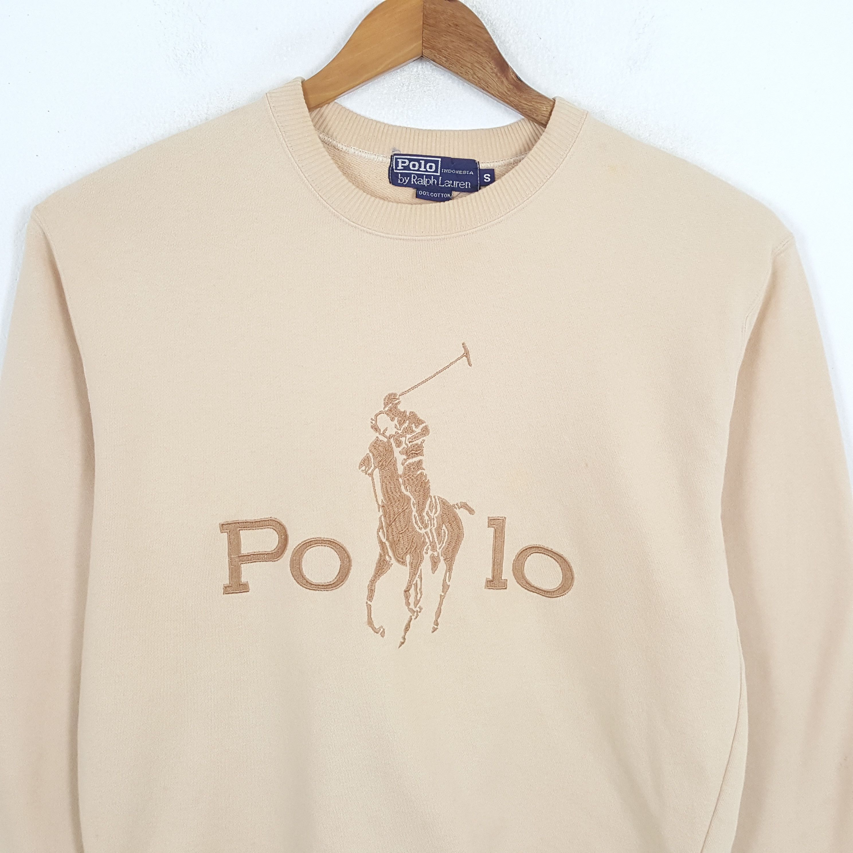 Polo Ralph Lauren × Vintage Vintage POLO by RALPH LAUREN Fashion Brand Sweatshirt Size US M / EU 48-50 / 2 - 2 Thumbnail