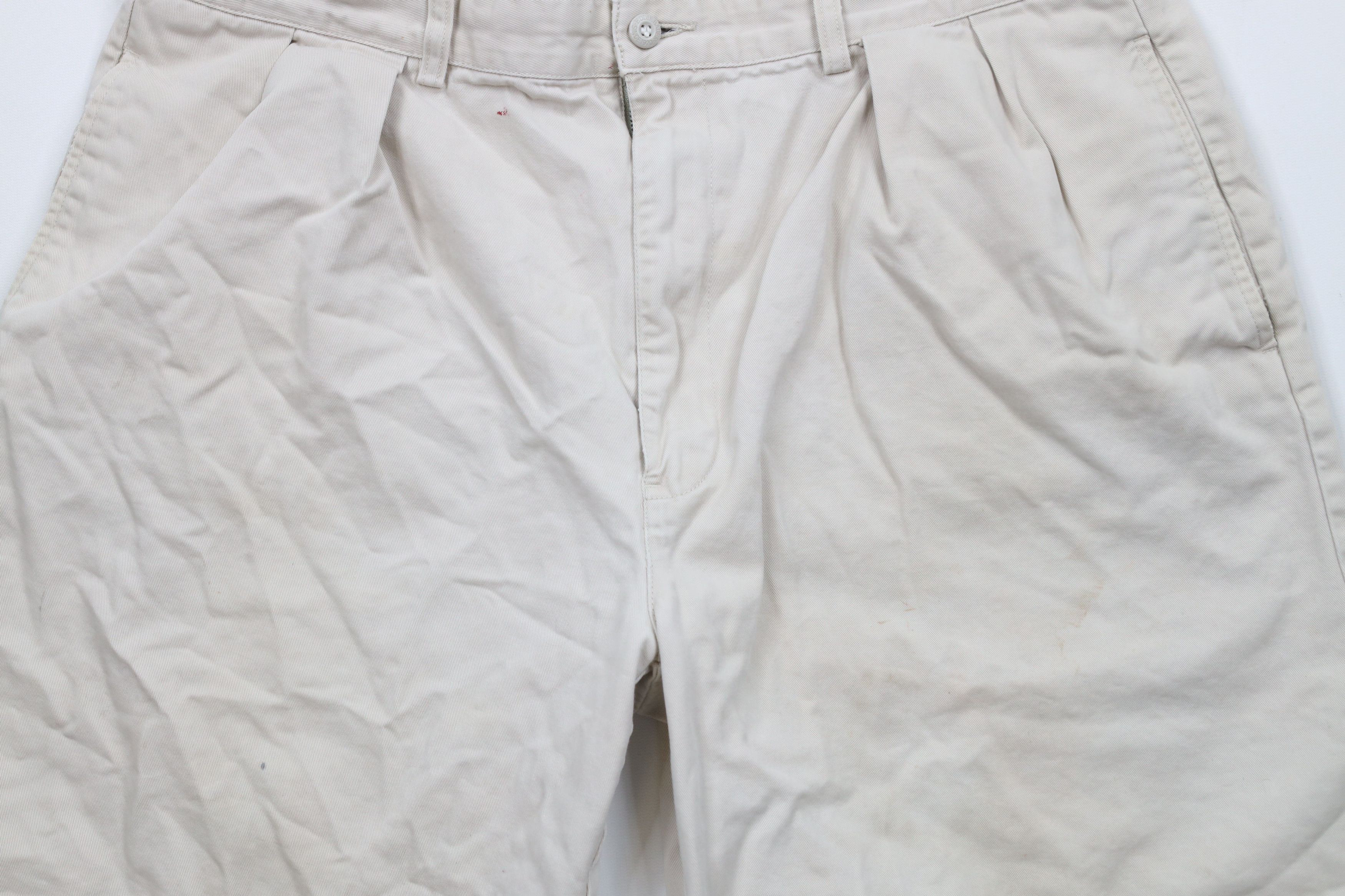 Ralph Lauren × Vintage Vintage 90s Ralph Lauren Pleated Above Knee Chino Shorts Size US 36 / EU 52 - 3 Thumbnail