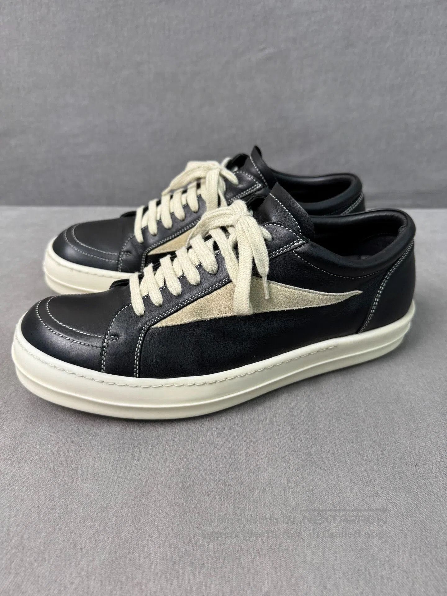 Rick Owens Rick Owens Vans Black White Size 41. Size US 8 / EU 41 - 1 Thumbnail