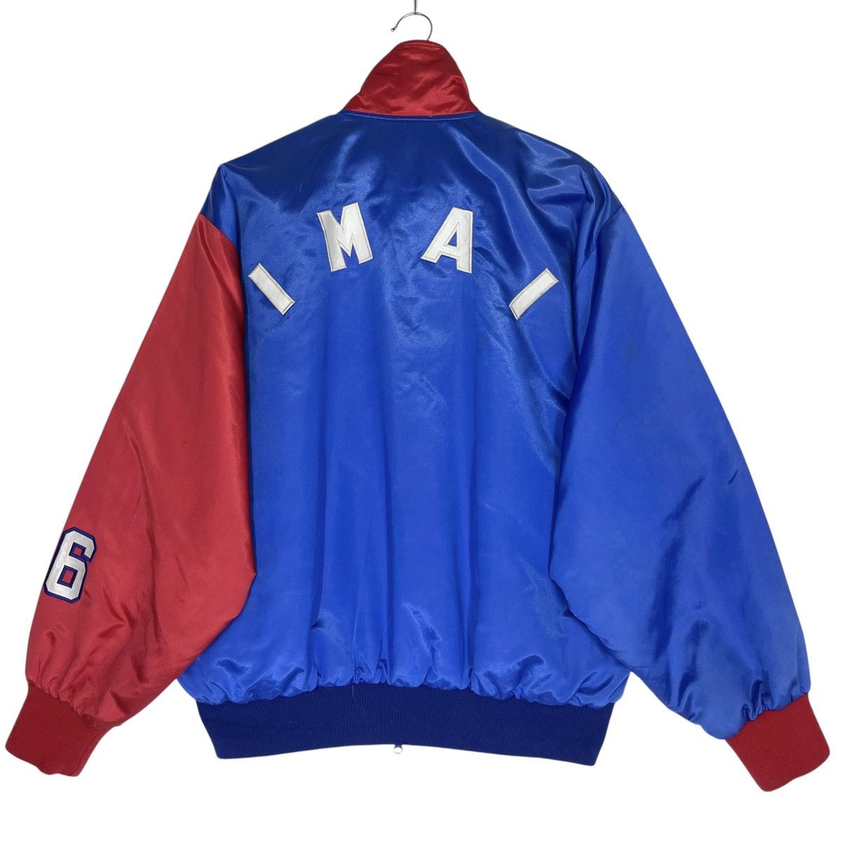 Asahi × MLB × Vintage Vintage MLB Asahi Satin Bomber Jacket Blue Size US XL / EU 56 / 4 - 2 Thumbnail