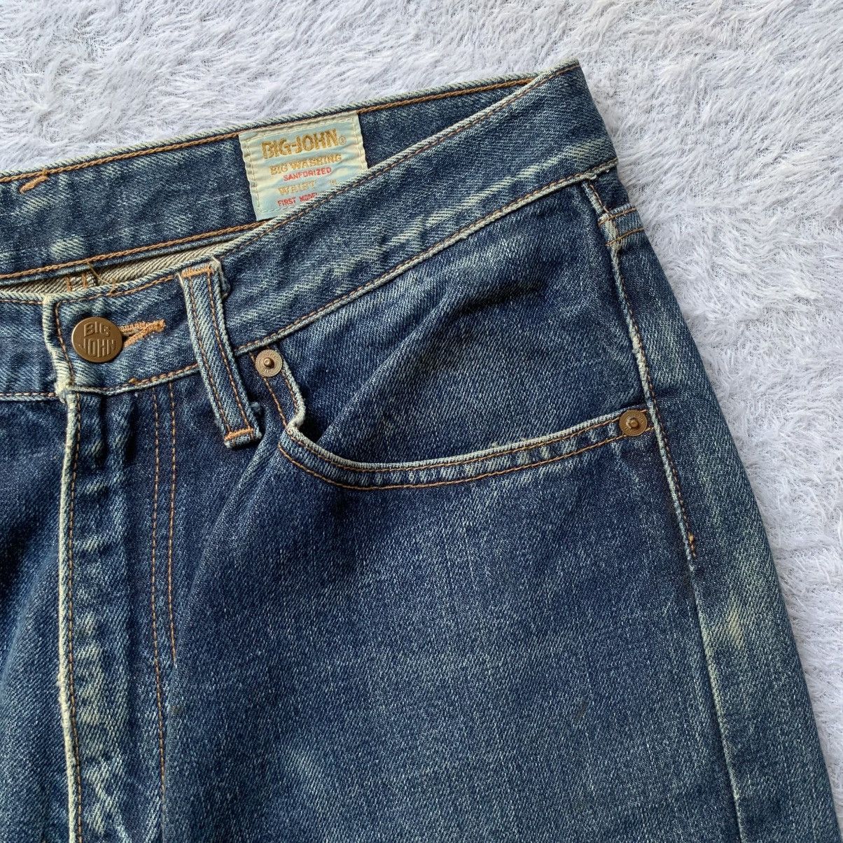 Big John Vintage big john first model distressed and ripped selvedge Size US 30 / EU 46 - 6 Thumbnail