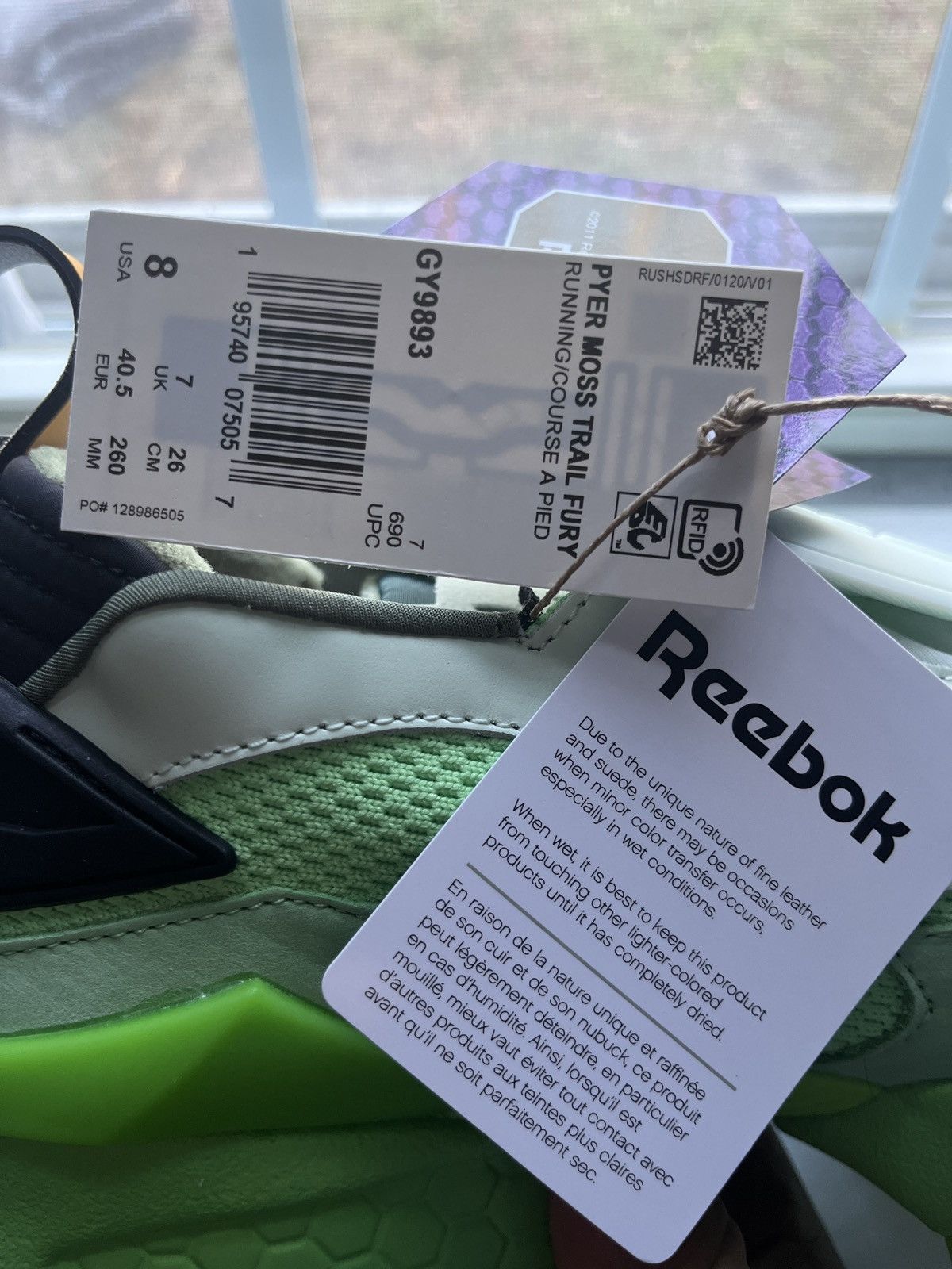 Pyer Moss × Reebok Pyer Moss x Reebok Trail Fury Sz.8 Unisex Size US 8 / IT 38 - 18 Thumbnail