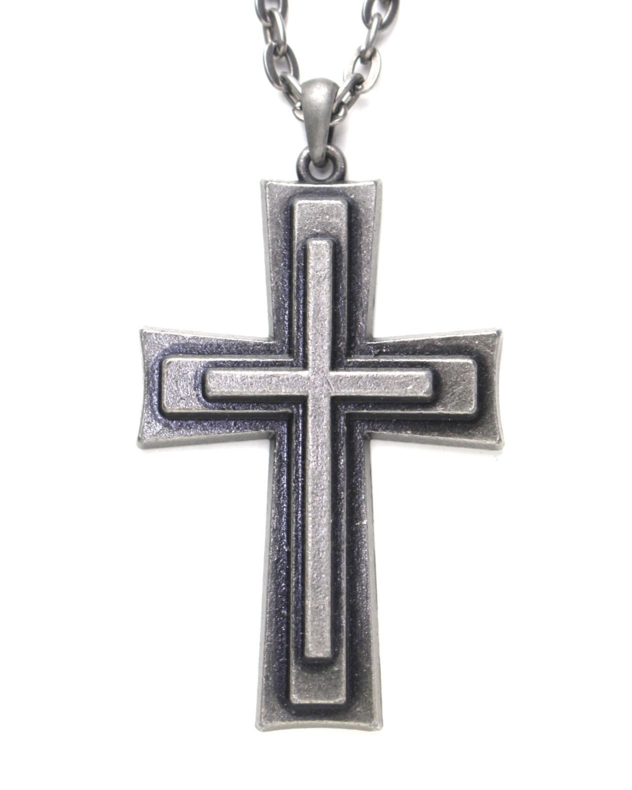 Vintage 2000S GILFY FORGED STEEL CROSS NECKLACE Size ONE SIZE - 1 Thumbnail