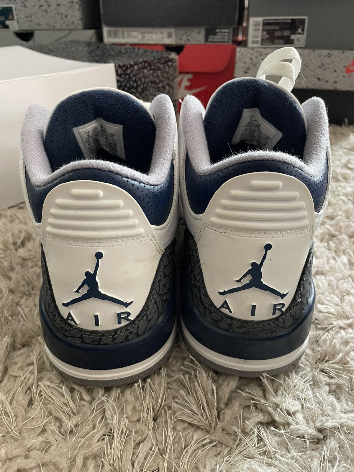 Jordan Brand Jordan 3 Midnight Navy Size US 9 / EU 42 - 6 Thumbnail