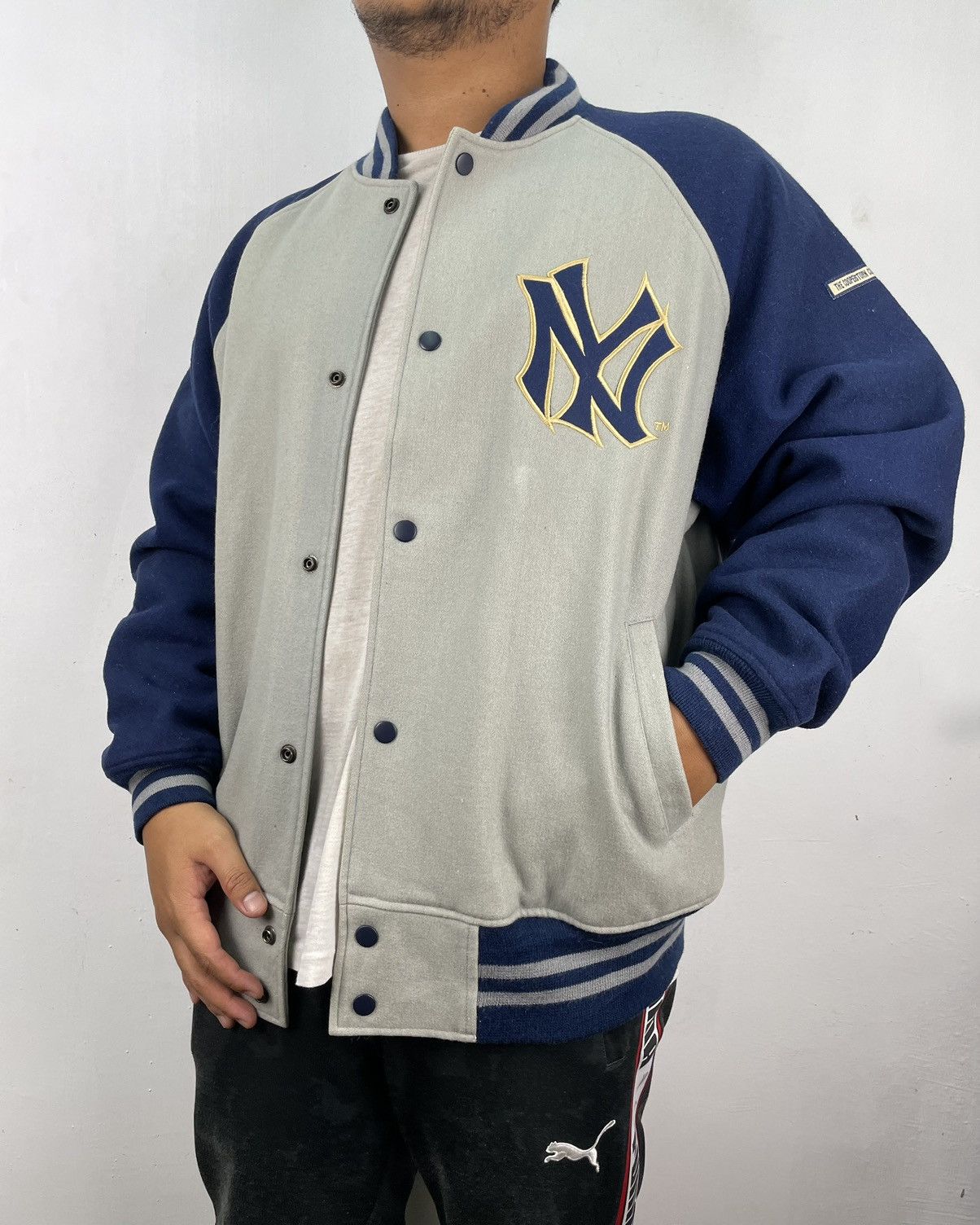 Cooperstown Collection Vintage New York Yankees Baseball Jacket Varsity Size US L / EU 52-54 / 3 - 1 Thumbnail