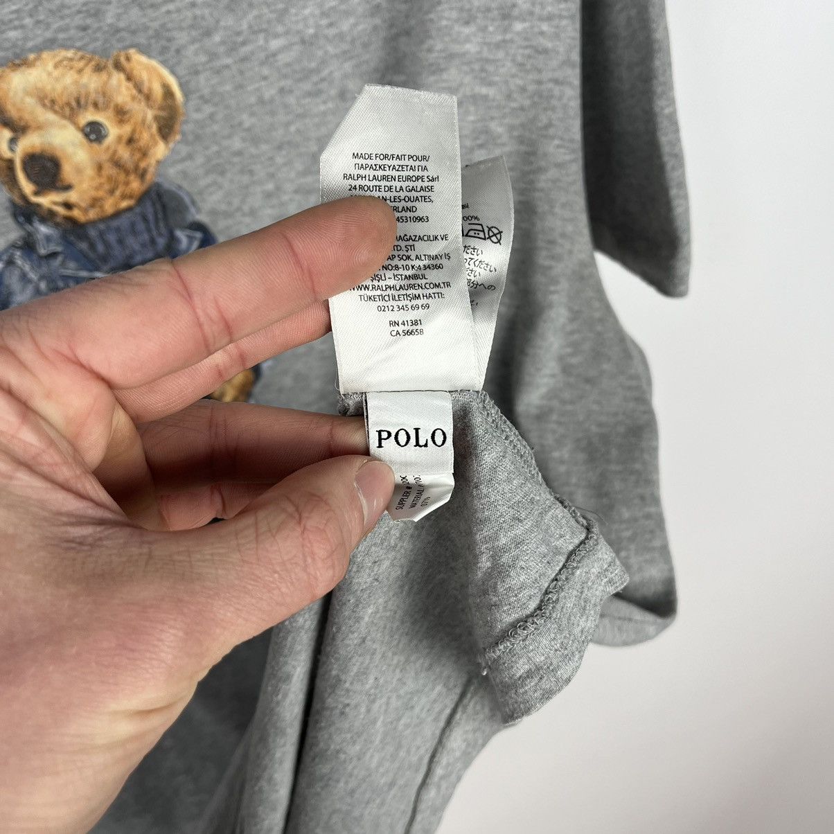 Polo Ralph Lauren Designer Polo Bear by Ralph Lauren big logo T Shirt Size US XL / EU 56 / 4 - 10 Thumbnail