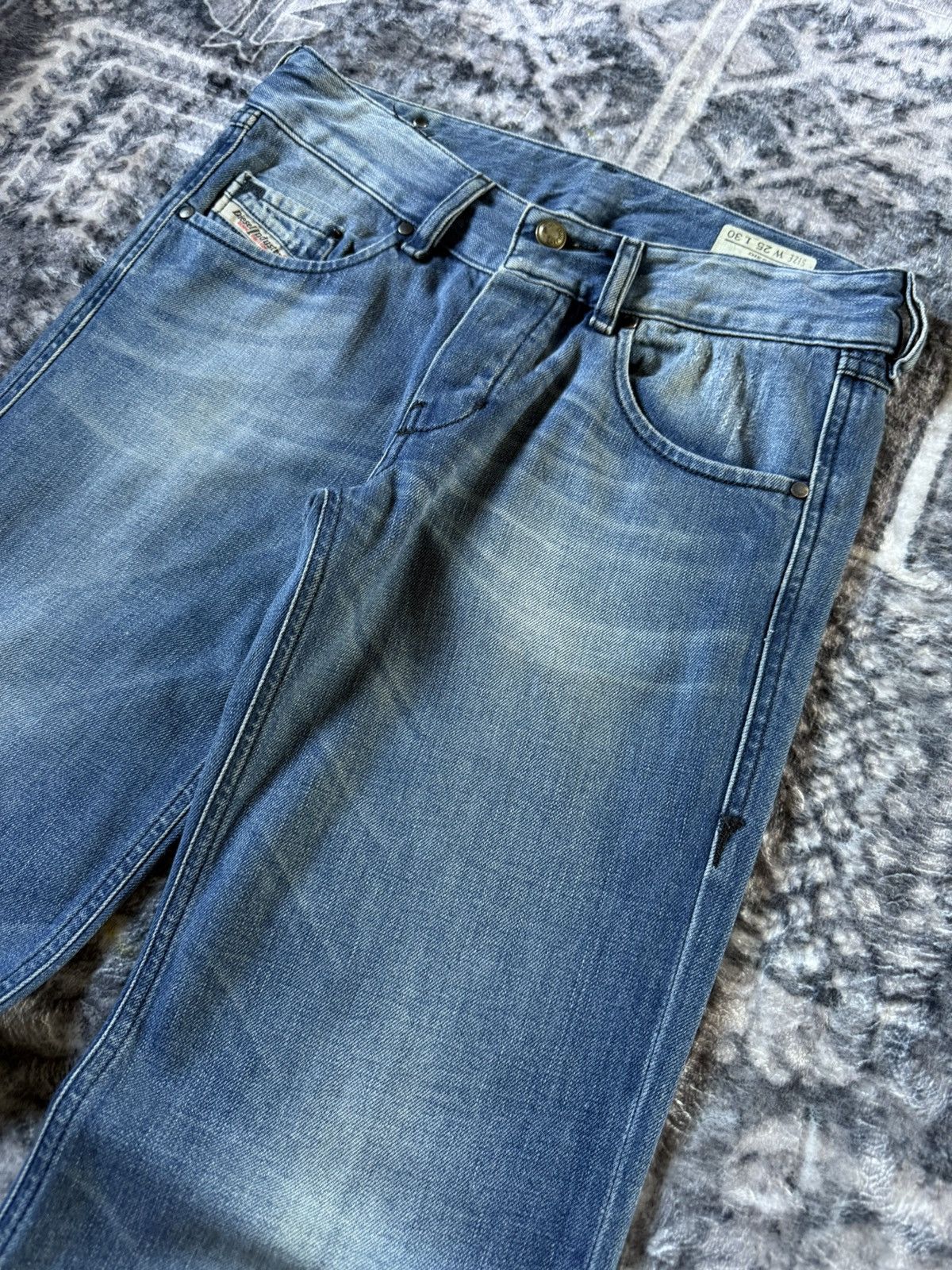 Diesel Y2K Diesel Studded Flare Jeans Size US 28 / EU 44 - 4 Thumbnail