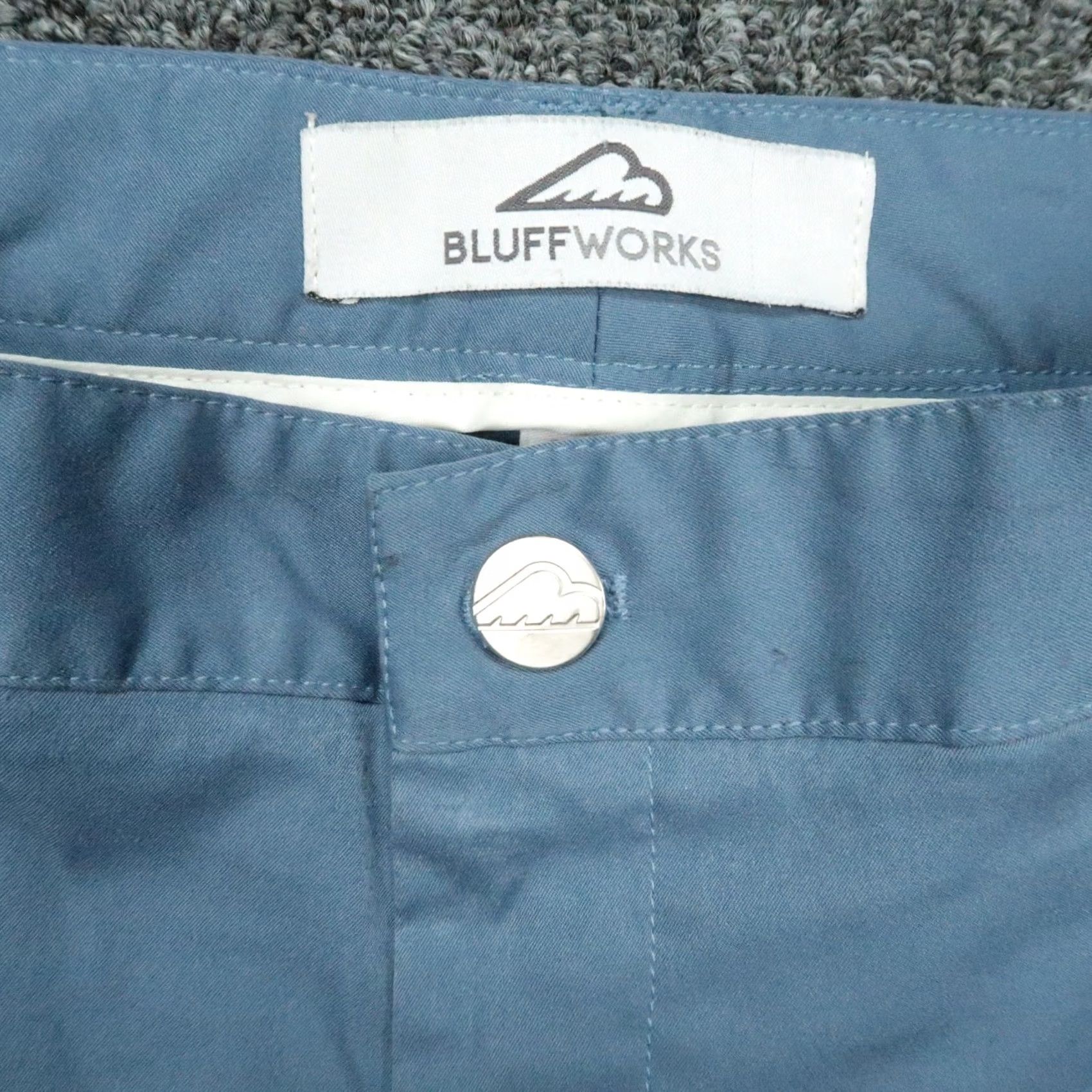Vintage Bluffworks Mens Pants Blue Chino Travel Workwear Size US 37 - 3 Thumbnail