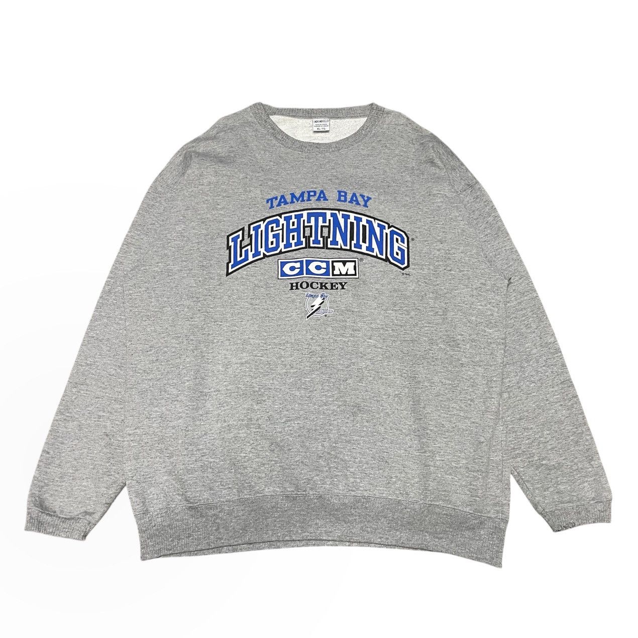 Ccm × NHL × Vintage Vintage 90s Tampa Bay Lightning Crewneck Size US XL / EU 56 / 4 - 1 Thumbnail
