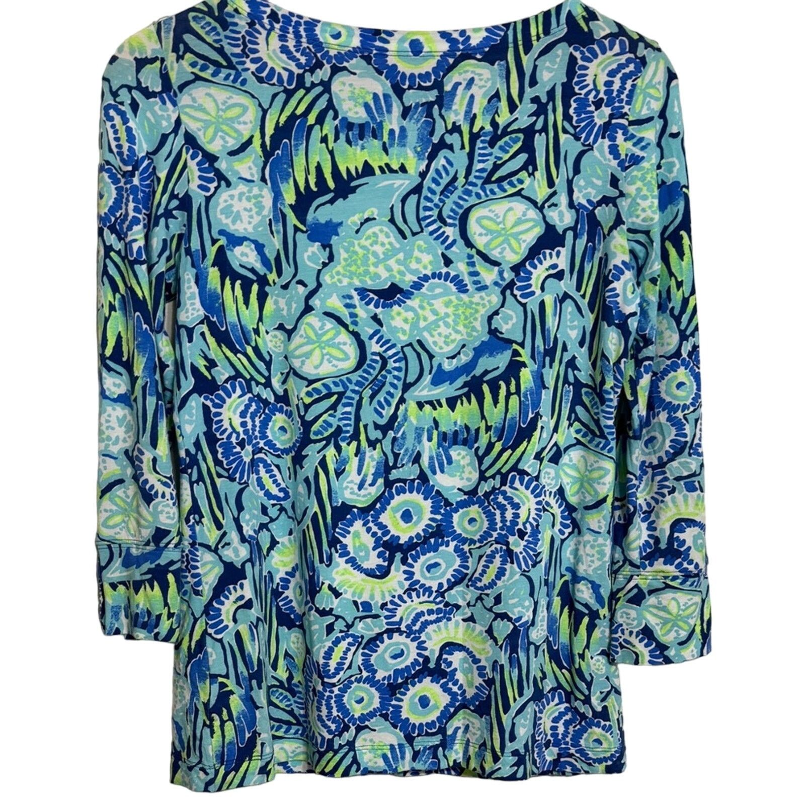 Lilly Pulitzer Lilly Pulitzer Sand Dollar Under The Sea Top Size S / US 4 / IT 40 - 2 Thumbnail