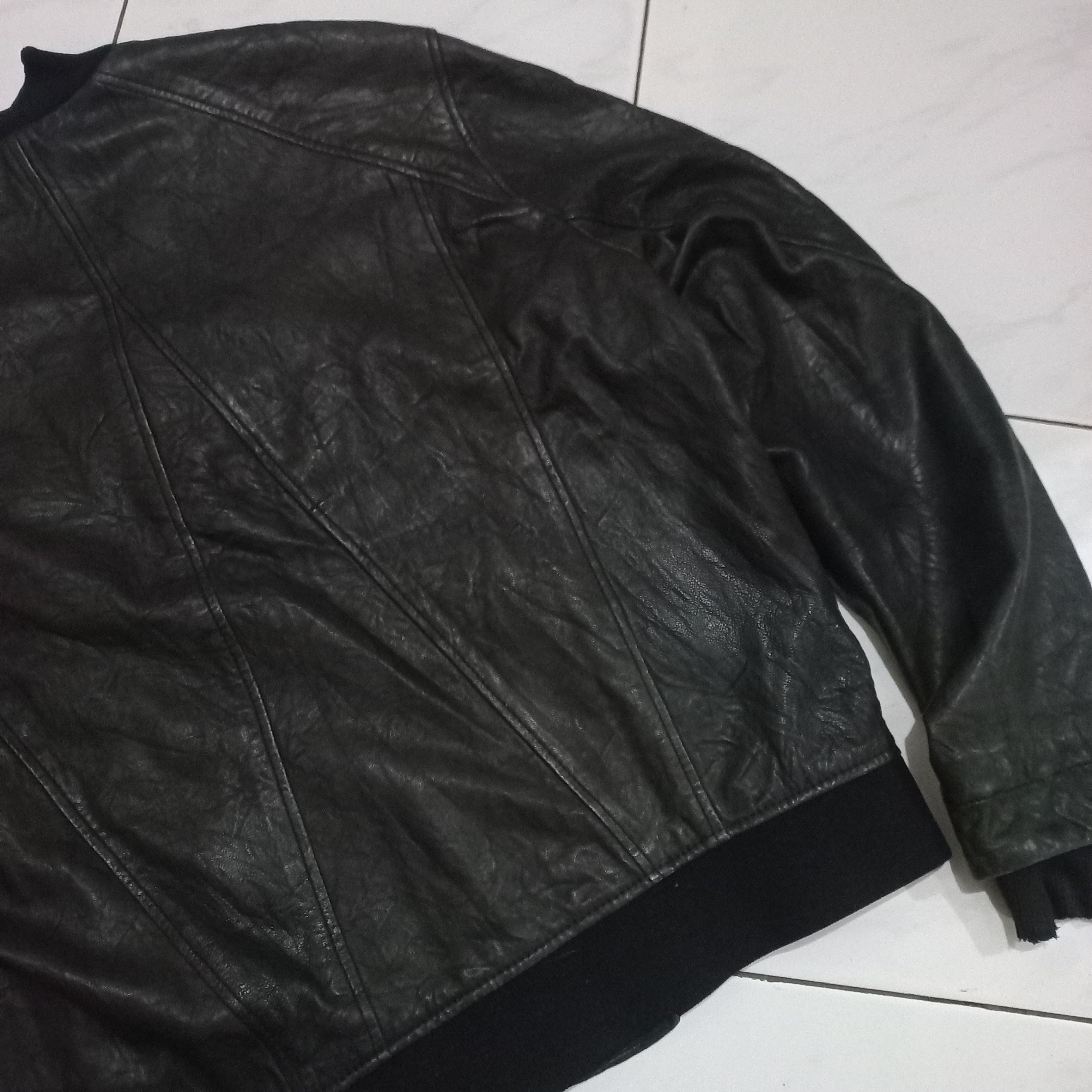 Helmut Lang Helmut Lang short and wide lamb leather jacket Size US S / EU 44-46 / 1 - 14 Thumbnail