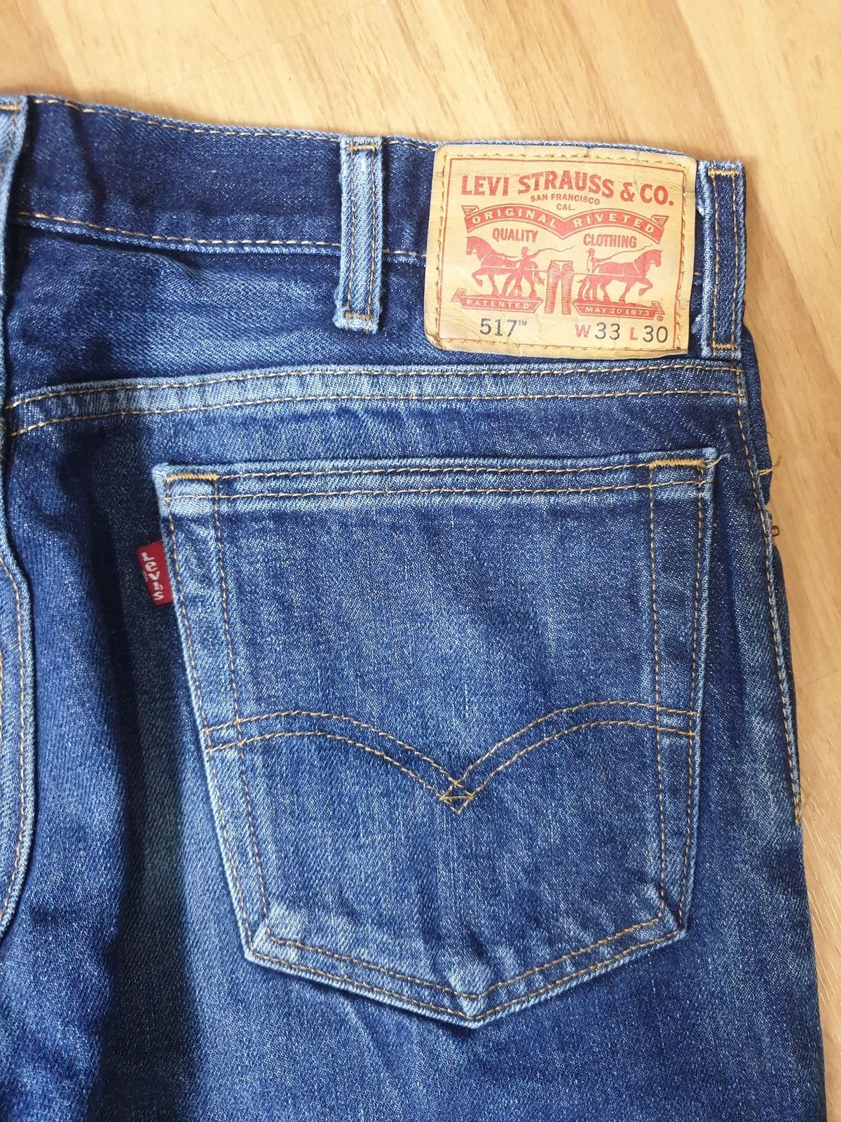 Levi's Levis 517 Blue Denim Straight Leg jeans Size US 34 / EU 50 - 7 Thumbnail