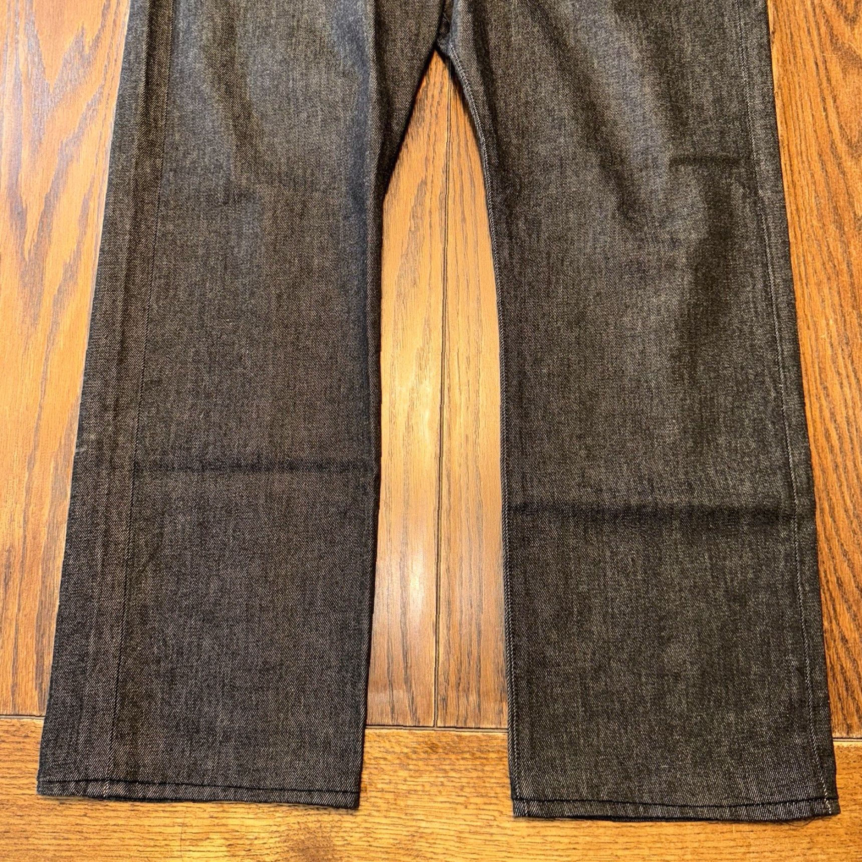 Levi's Levi's 501 Jeans Mens 38x29 Black Denim Straight Leg Button Fly Stretch Regular Rise 12in 5-Pocket Teal? Hmm Size US 38 / EU 54 - 2 Thumbnail