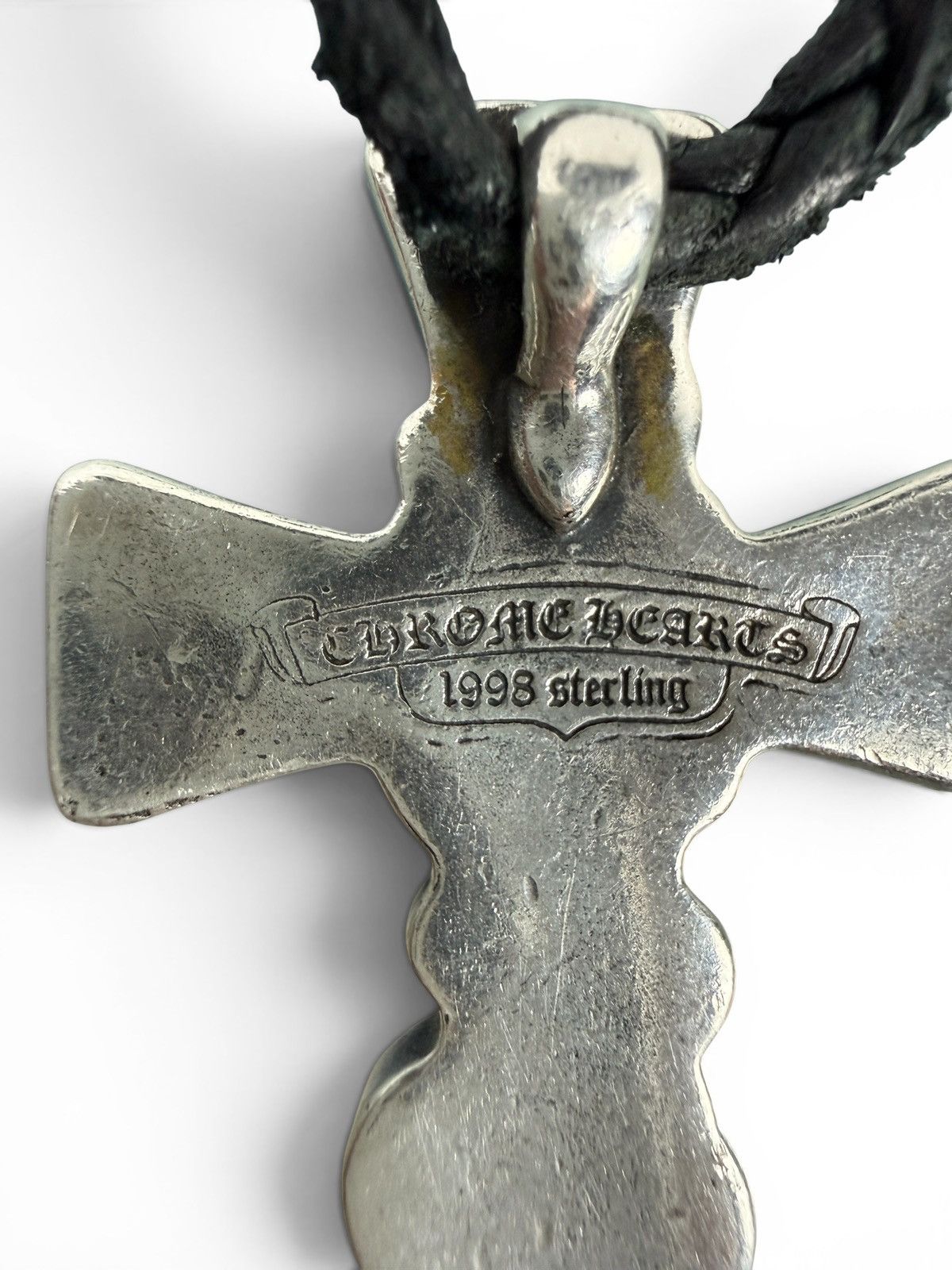 Chrome Hearts Chrome Hearts Celtic Cross Pendant with Leather Braided Rope Size ONE SIZE - 3 Thumbnail