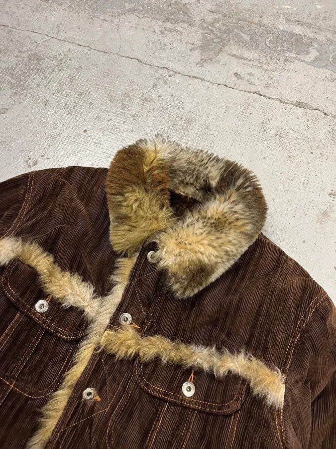 Dolce & Gabbana AW2001 Dolce & Gabbana Brown Corduroy Fur Jacket Size US M / EU 48-50 / 2 - 5 Thumbnail