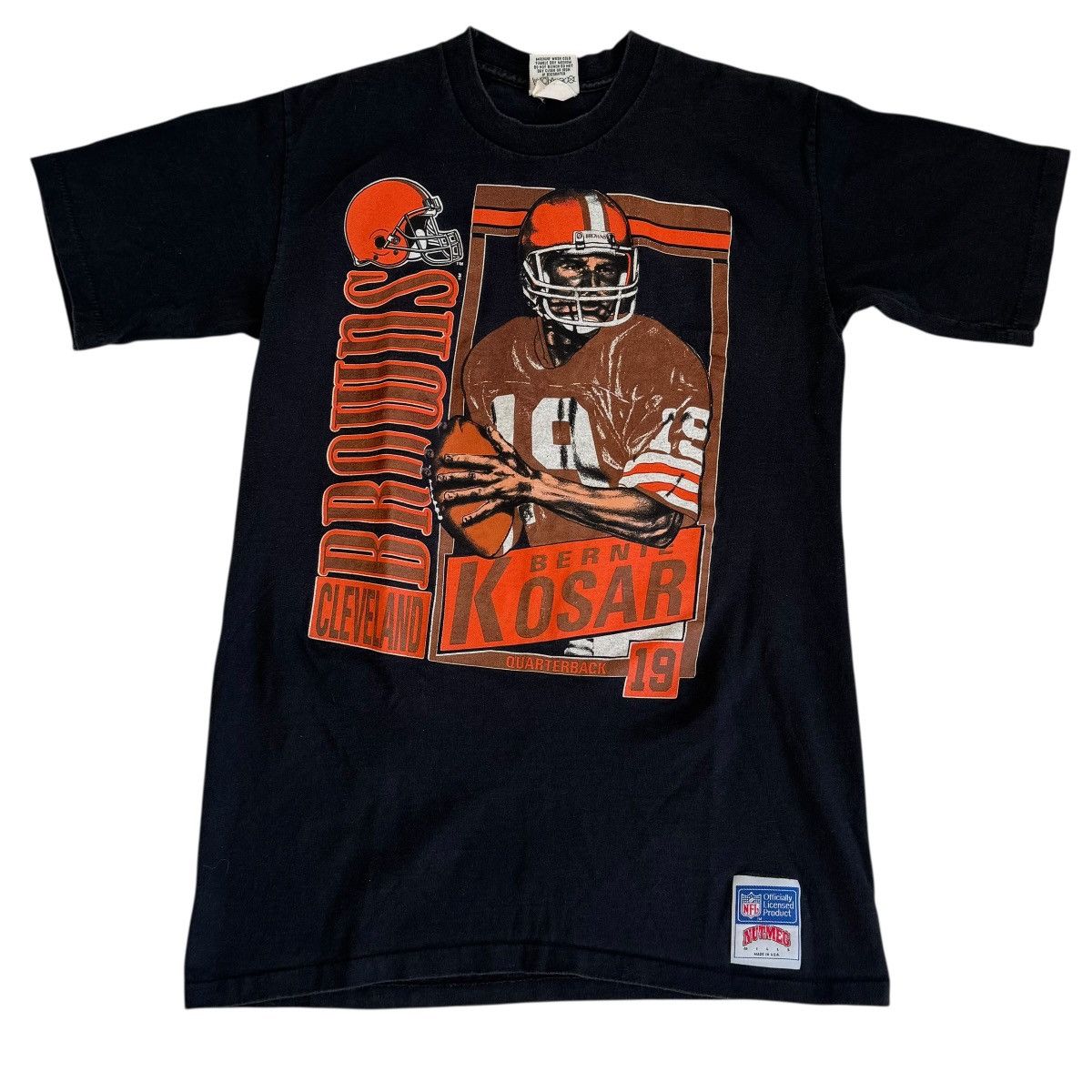 Nutmeg vintage Nutmeg Cleveland Browns Bernie Kosar shirt Size US L / EU 52-54 / 3 - 1 Thumbnail