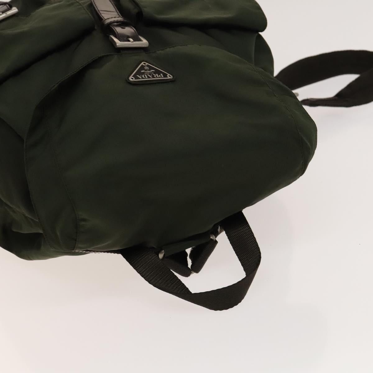 Prada PRADA Backpack Nylon Khaki Silver Size ONE SIZE - 6 Thumbnail