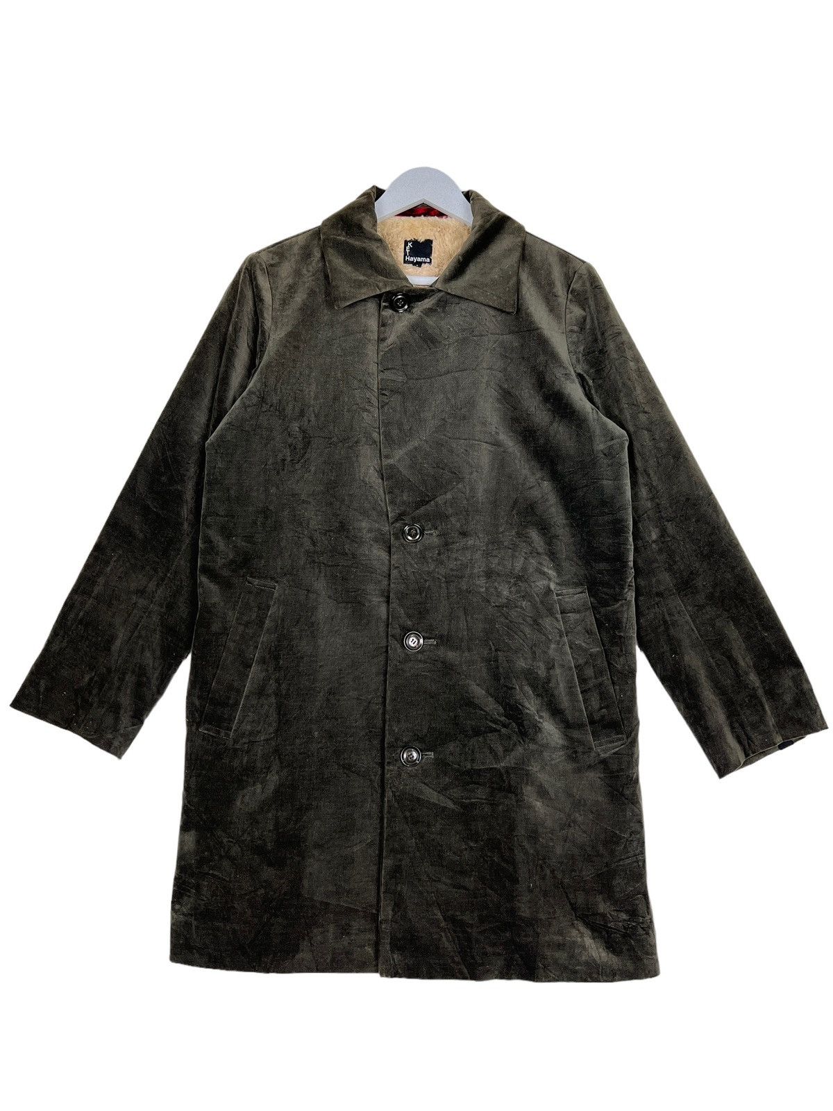 Japanese Brand 🔥 KFT HAYAMA VELVET LONG JACKET MADE IN JAPAN Size US S / EU 44-46 / 1 - 2 Thumbnail