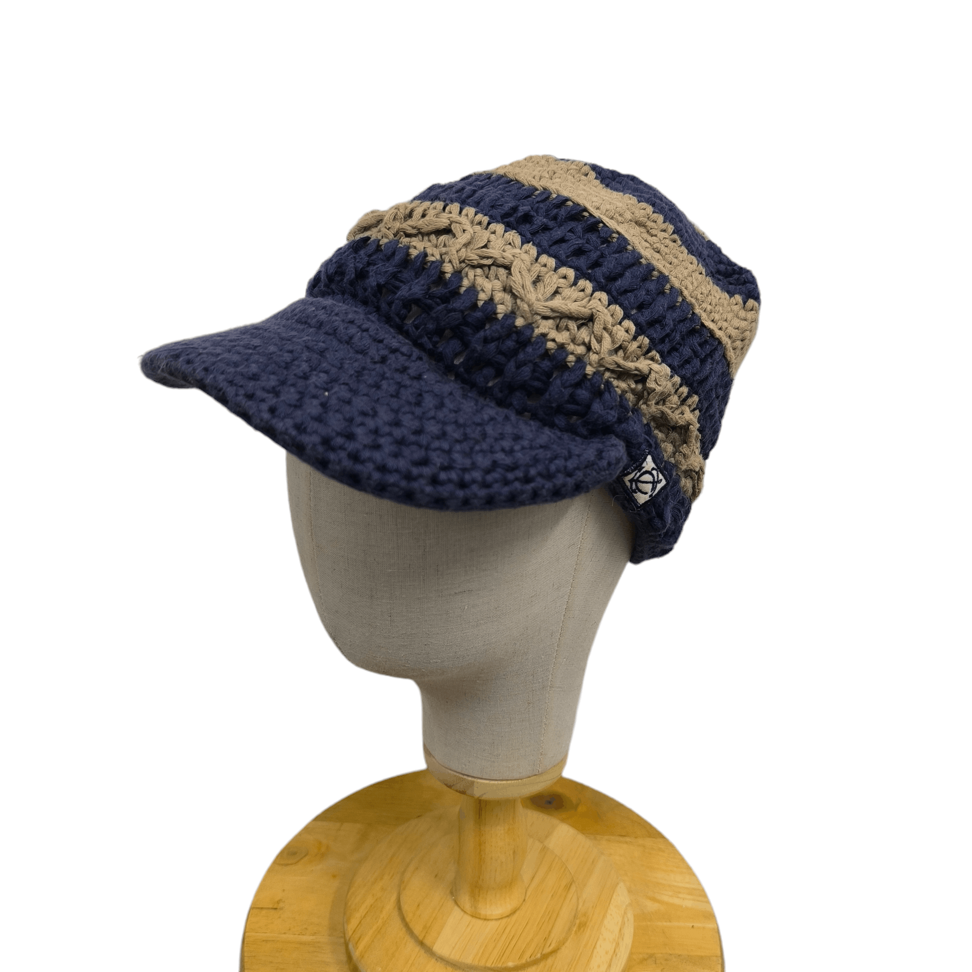 Japanese Brand ✨ Japanese brand coen tokyo patch stripes visor beanie hat Size ONE SIZE - 1 Thumbnail