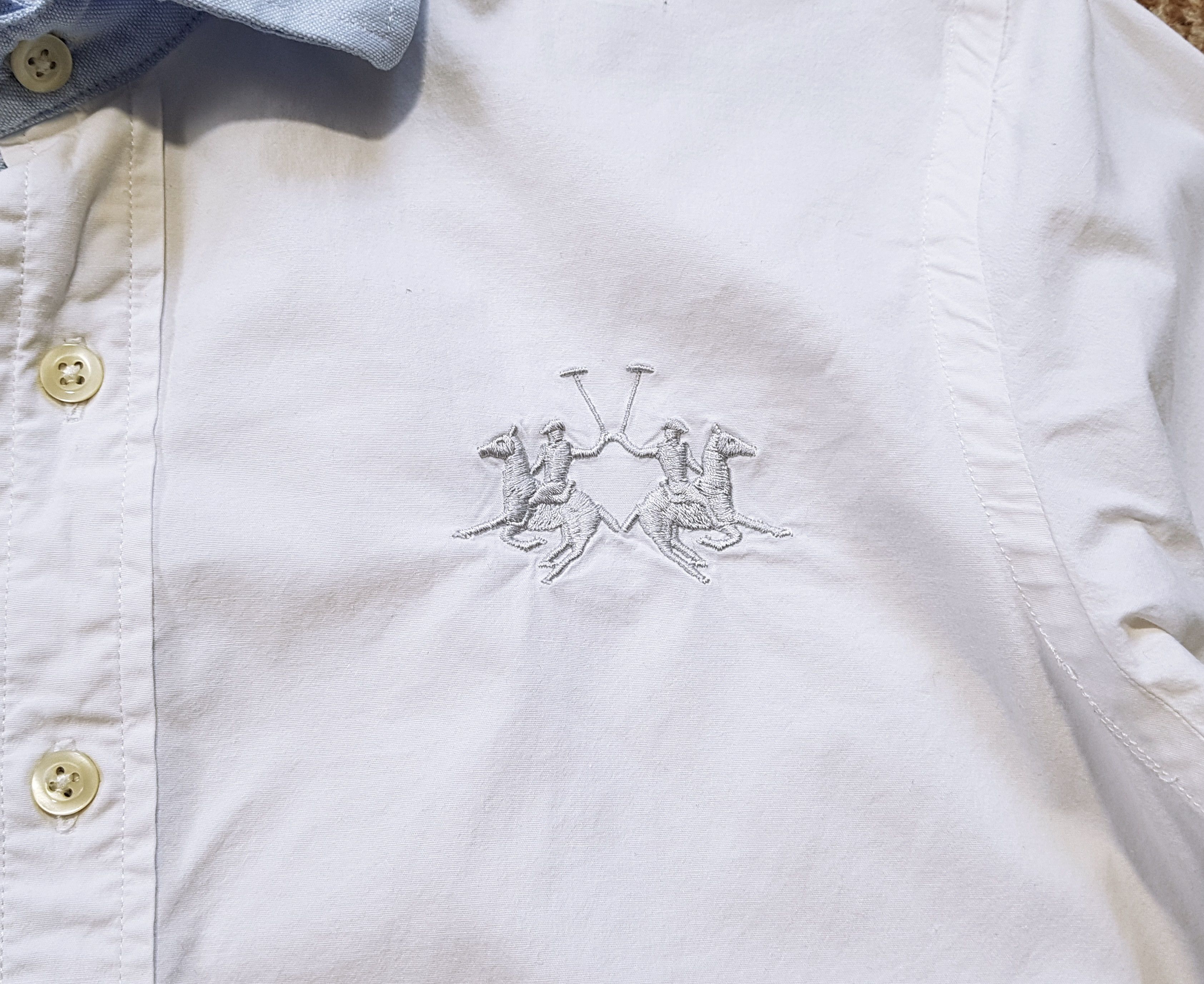 La Martina La Martina Long Sleeve White Shirt Herencia y Tradicion sz M Size US M / EU 48-50 / 2 - 4 Thumbnail