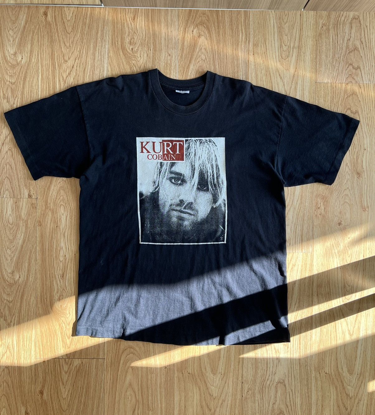 image of Band Tees x Vintage 90’S Kurt Cobain in Black, Men's (Size XL)