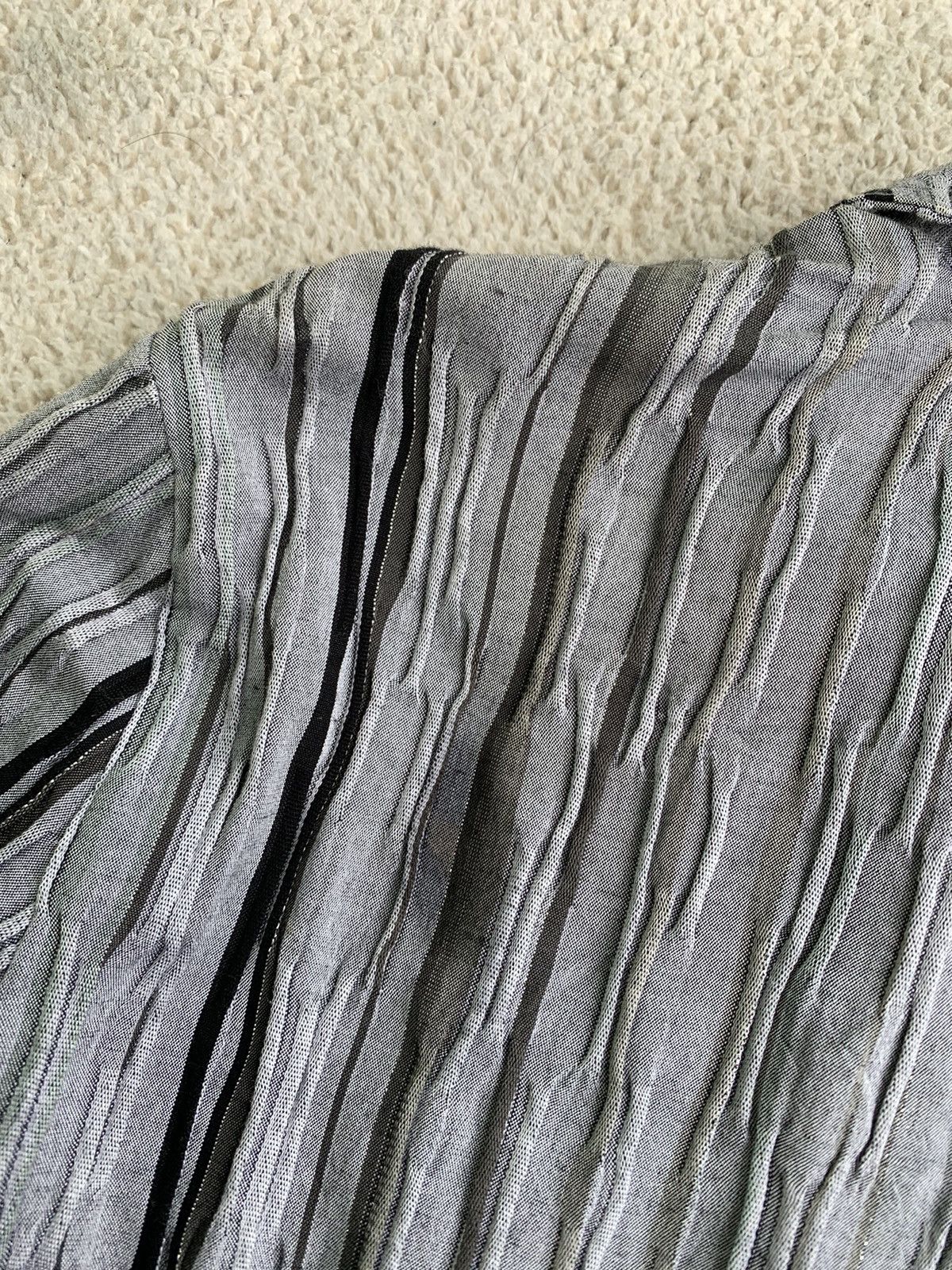 Issey Miyake × Japanese Brand × Vintage Vtg Luciano feretti 3D pattern pleated Style Size M / US 6-8 / IT 42-44 - 7 Thumbnail
