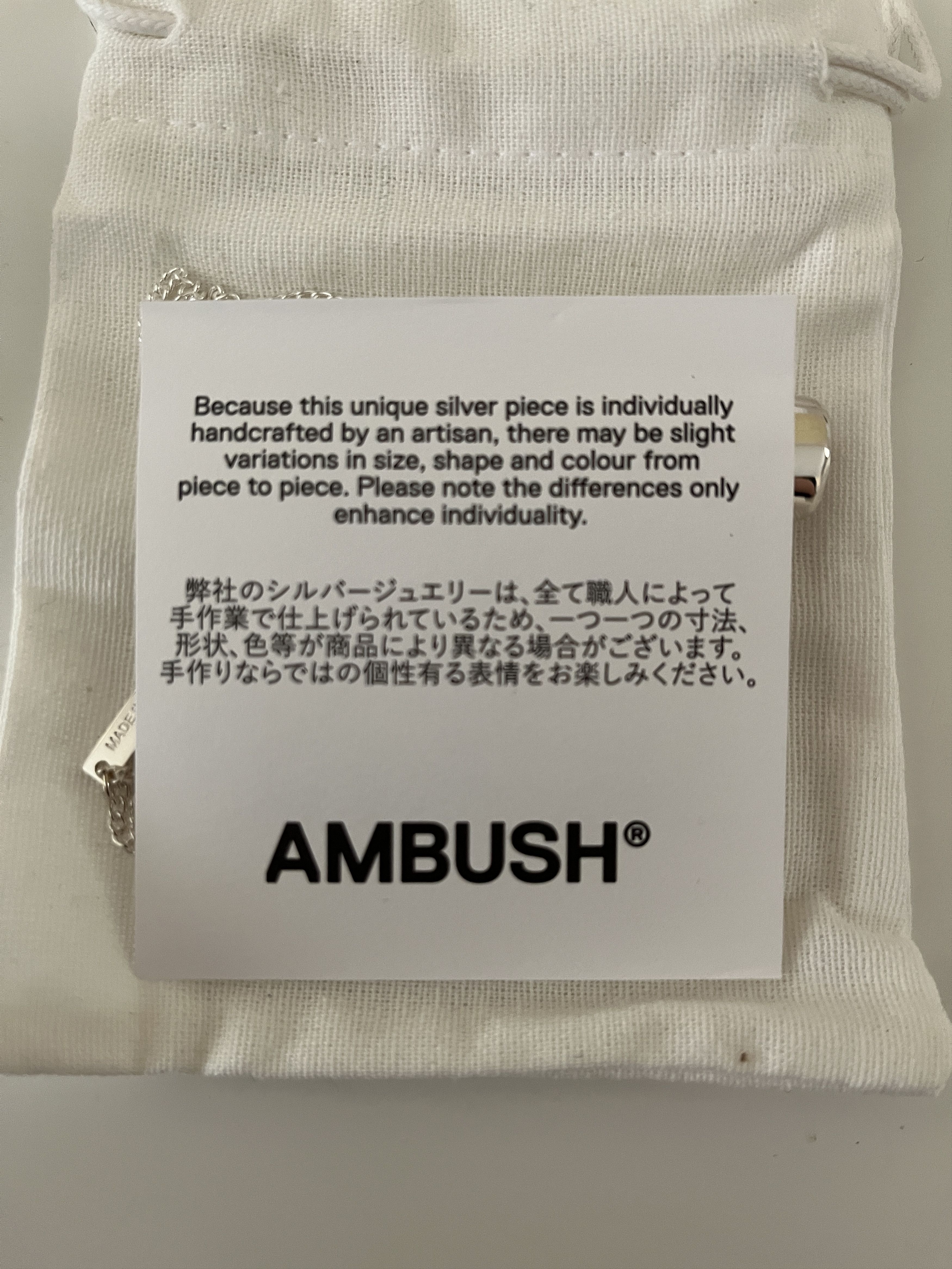 Ambush Design AMBUSH Pen Cap silver (925) pendant necklaces Size ONE SIZE - 4 Thumbnail
