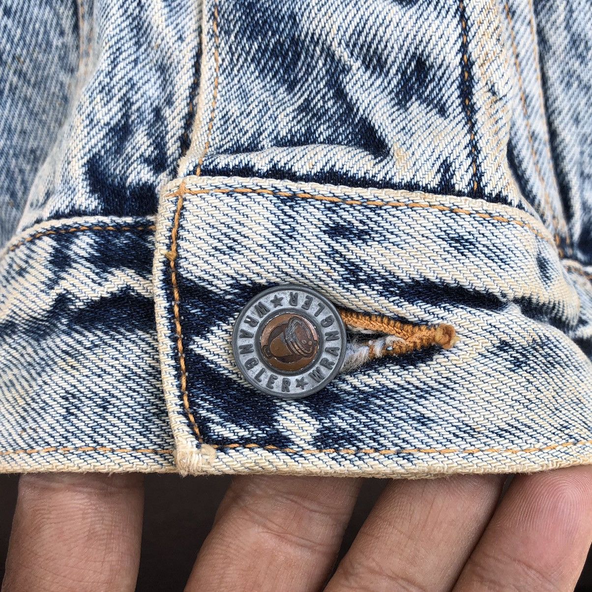 Wrangler VTG 80s Wrangler Blue Bell’s Acid Wash Denim Trucker Jacket Size US M / EU 48-50 / 2 - 15 Thumbnail