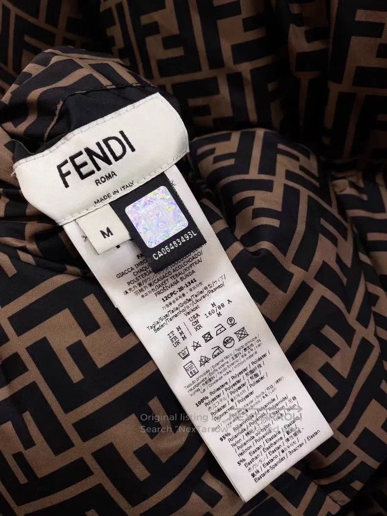 Fendi Fendi Monogram Logo Puffer Jacket Size M / US 6-8 / IT 42-44 - 6 Thumbnail
