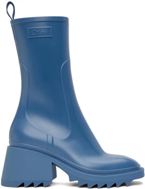 image of Chloe O1Loc1C0524 Chc22 Betty Shady Boots In Cobalt, Women's (Size 8)