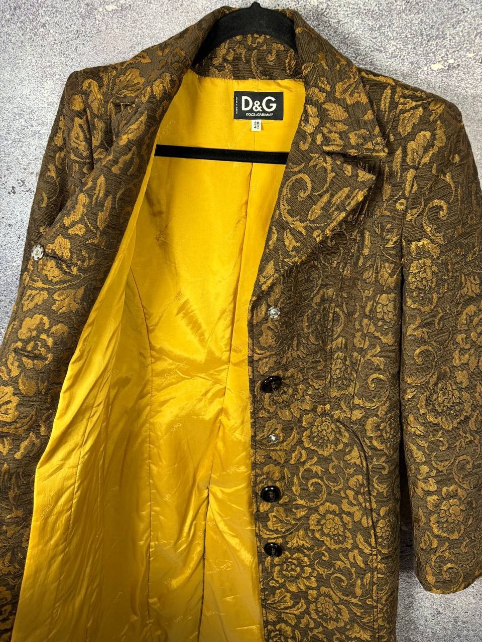 Dolce & Gabbana × Vintage Vintage Dolce Gabbana Retro Paisley Print Woman Coat 28/42sz Size M / US 6-8 / IT 42-44 - 12 Thumbnail