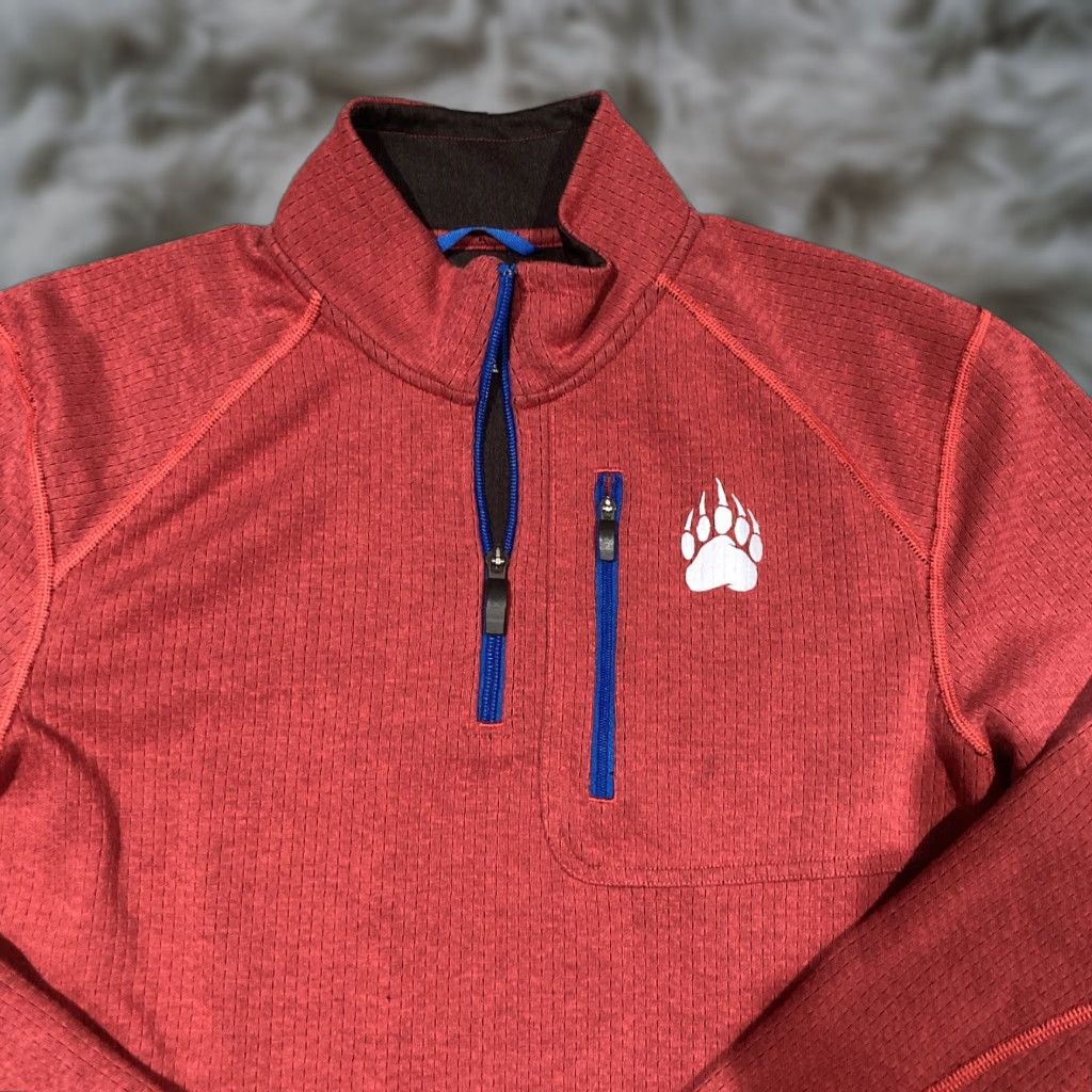 Vintage Alaskan Hardgear Pullover Mens M Red 1/4 Zip Dog Swing Top Casual Activewear Hiking Size US M / EU 48-50 / 2 - 1 Thumbnail