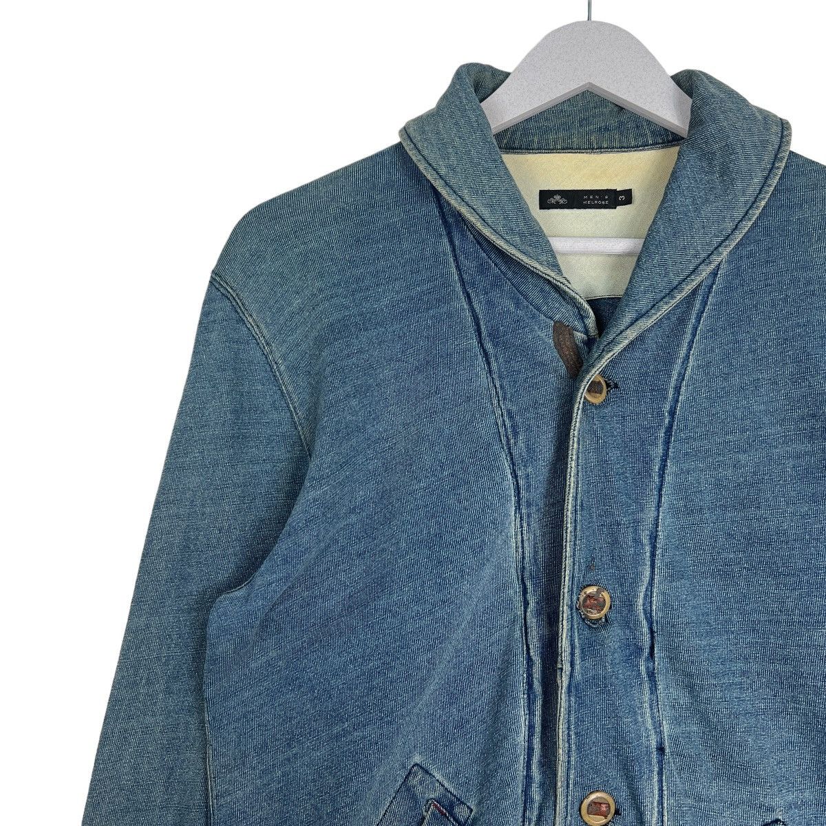 Melrose 🔥 MELROSE SHAWL COLAR INDIGO JACKET Size US M / EU 48-50 / 2 - 8 Thumbnail