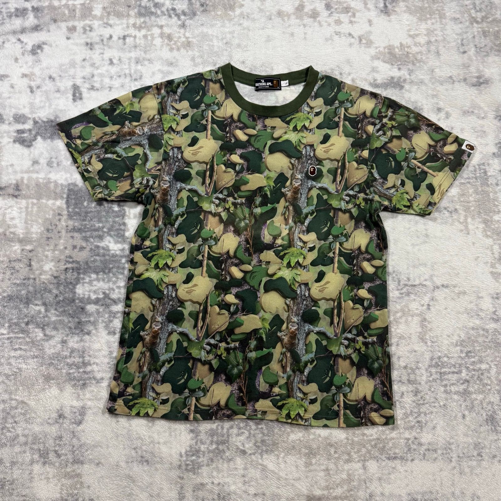 Bape × Nigo Authentic Bape 2000's One Point Real Tree Camo Tee L Size US L / EU 52-54 / 3 - 1 Thumbnail
