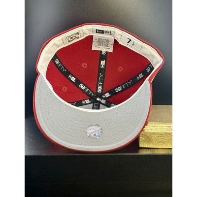 New Era Texas Rangers Final Season GLOW Patch Red 59FIFTY Fitted 7 1 Size ONE SIZE - 5 Thumbnail