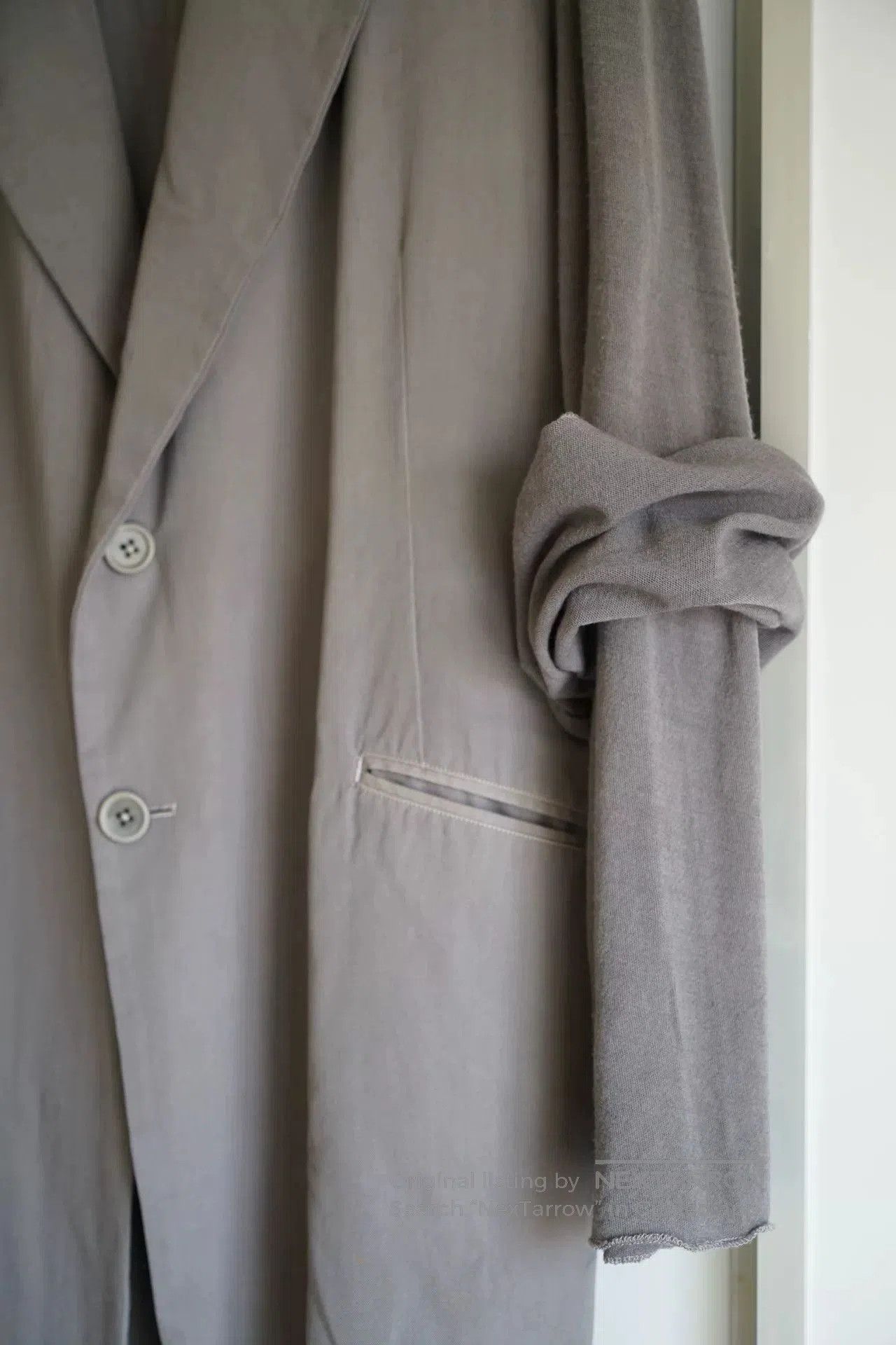Yohji Yamamoto Yohji Yamamoto Dual Sleeve Overcoat. Size US L / EU 52-54 / 3 - 3 Thumbnail