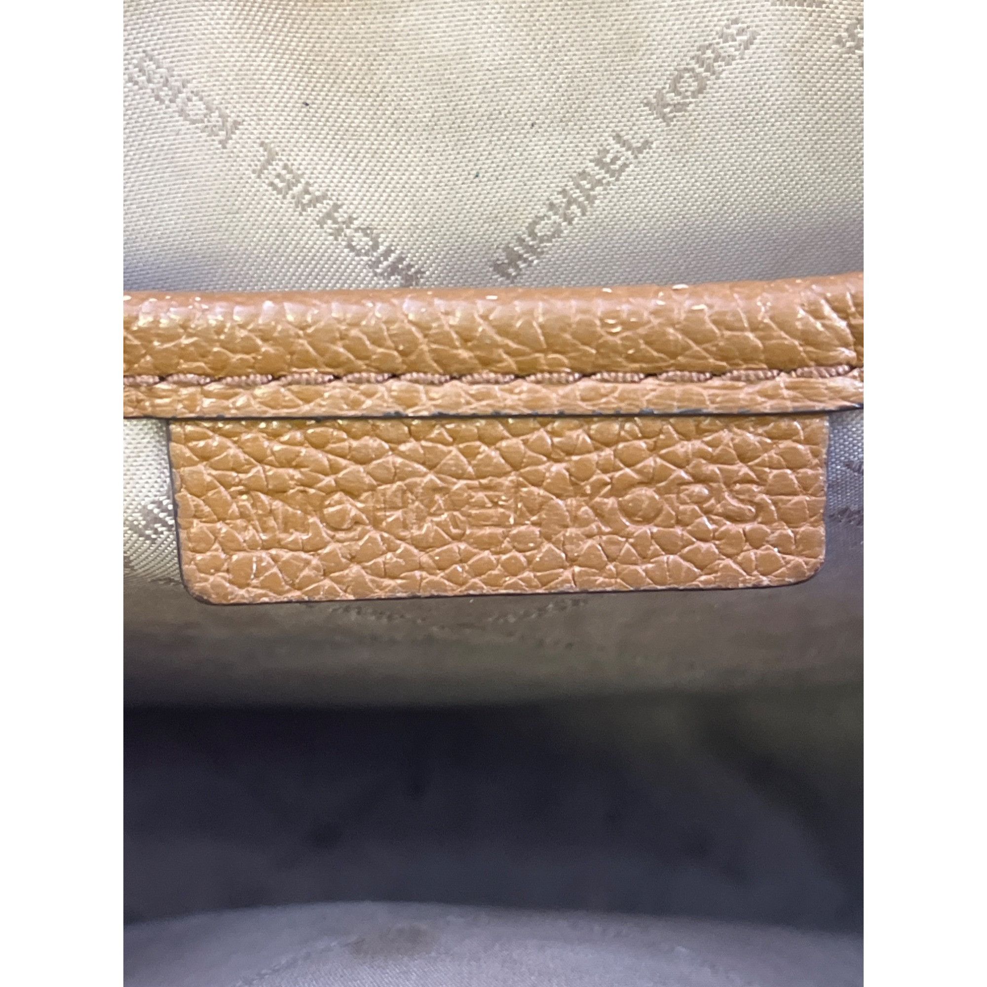 Michael Kors Michael Kors Fulton Womens Brown Leather Crossbody Purse SKU Size ONE SIZE - 6 Thumbnail