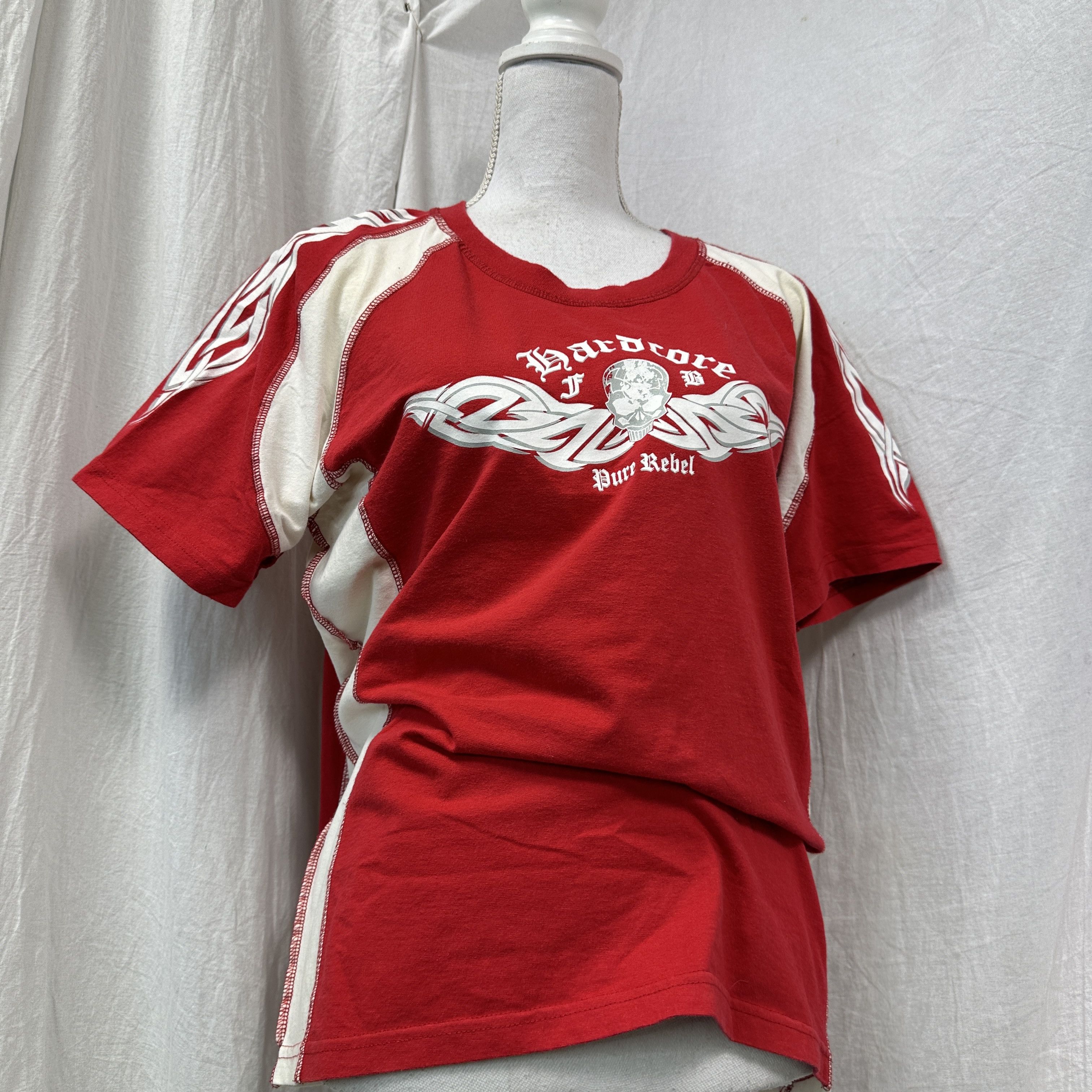 Vintage Vintage Casual Streetwear Tribal Skull Printed T-shirt 00s Size US M / EU 48-50 / 2 - 5 Thumbnail