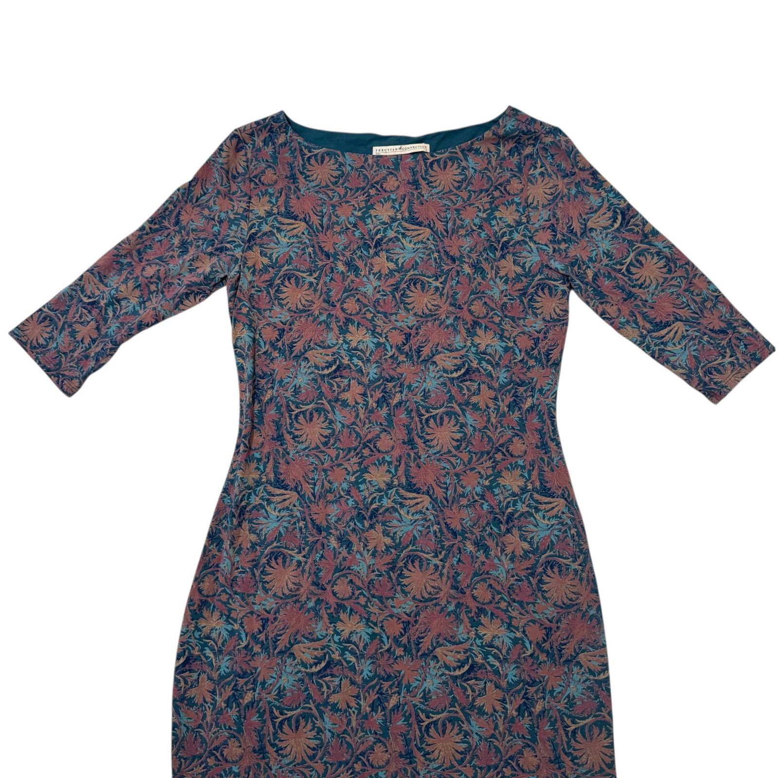 Other Peruvian Connection Dress Pima Cotton Multicolor Size Small Size S / US 4 / IT 40 - 6 Thumbnail